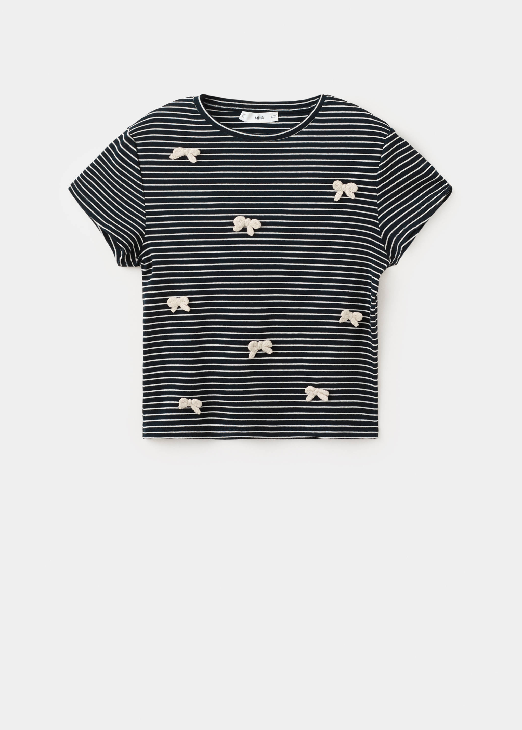 T-shirt rayures nœuds - Article sans modèle