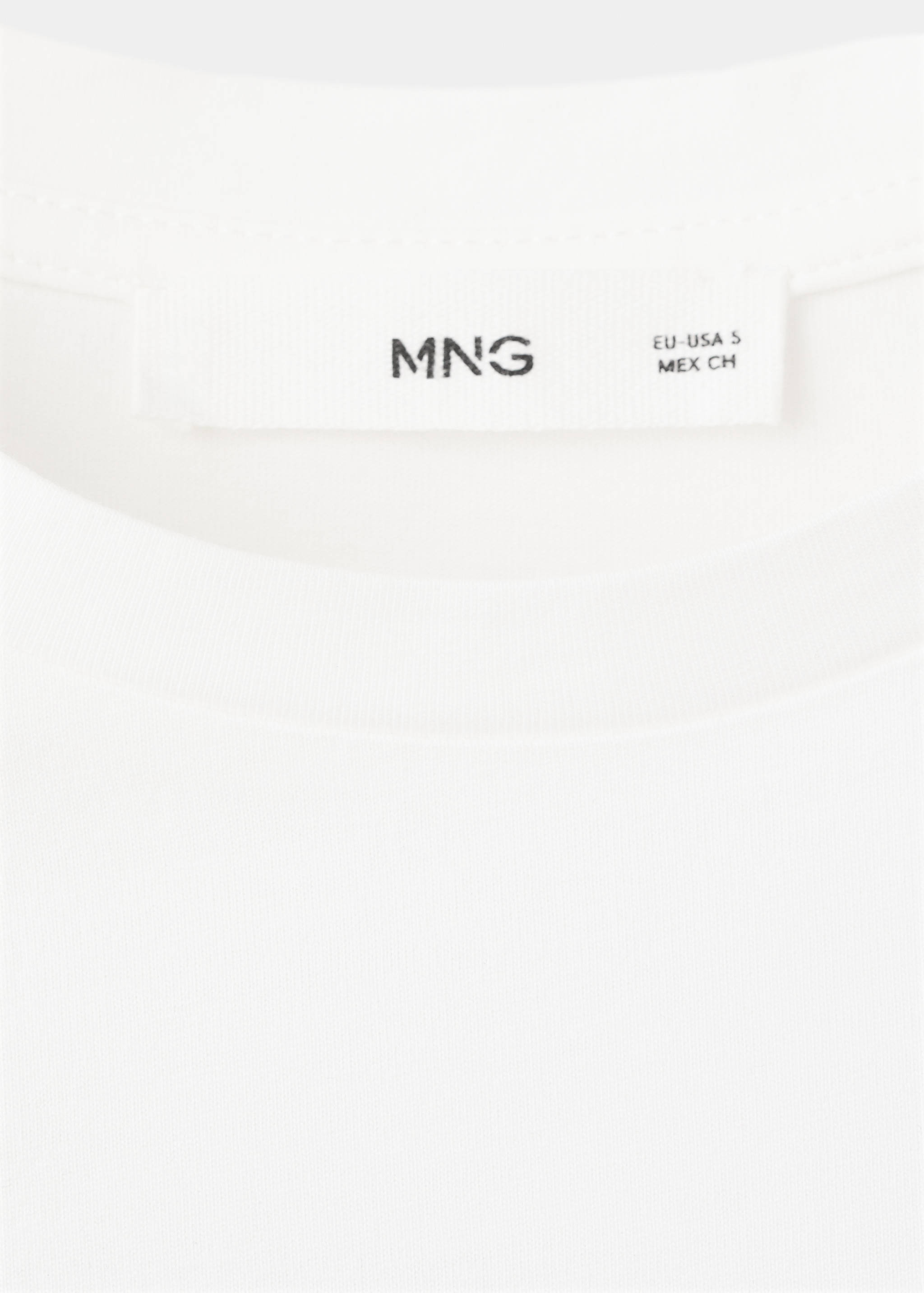 T-shirt coton ajouré détails brodés - Détail de l'article 8