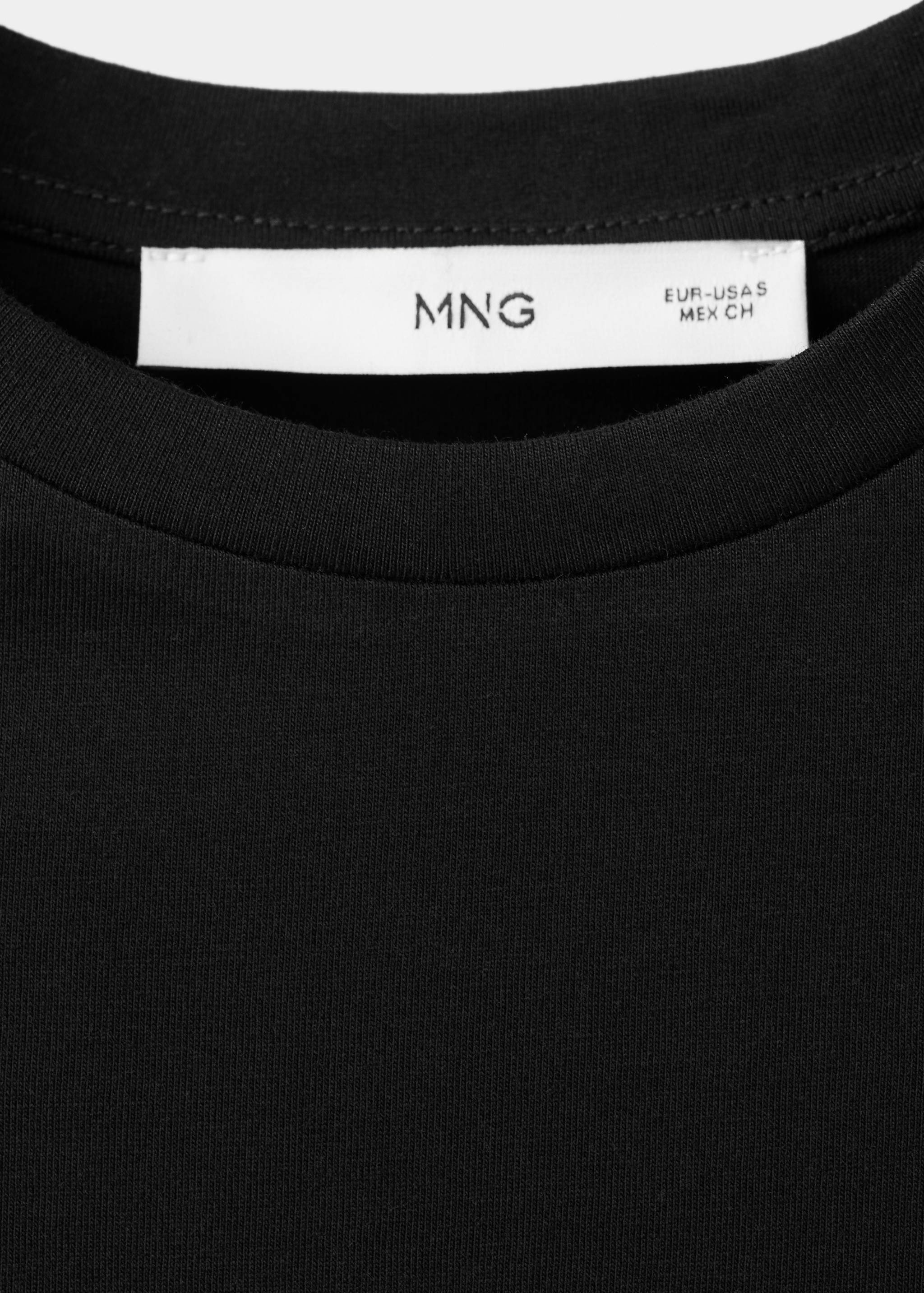 T-shirt coton ajouré détails brodés - Détail de l'article 8