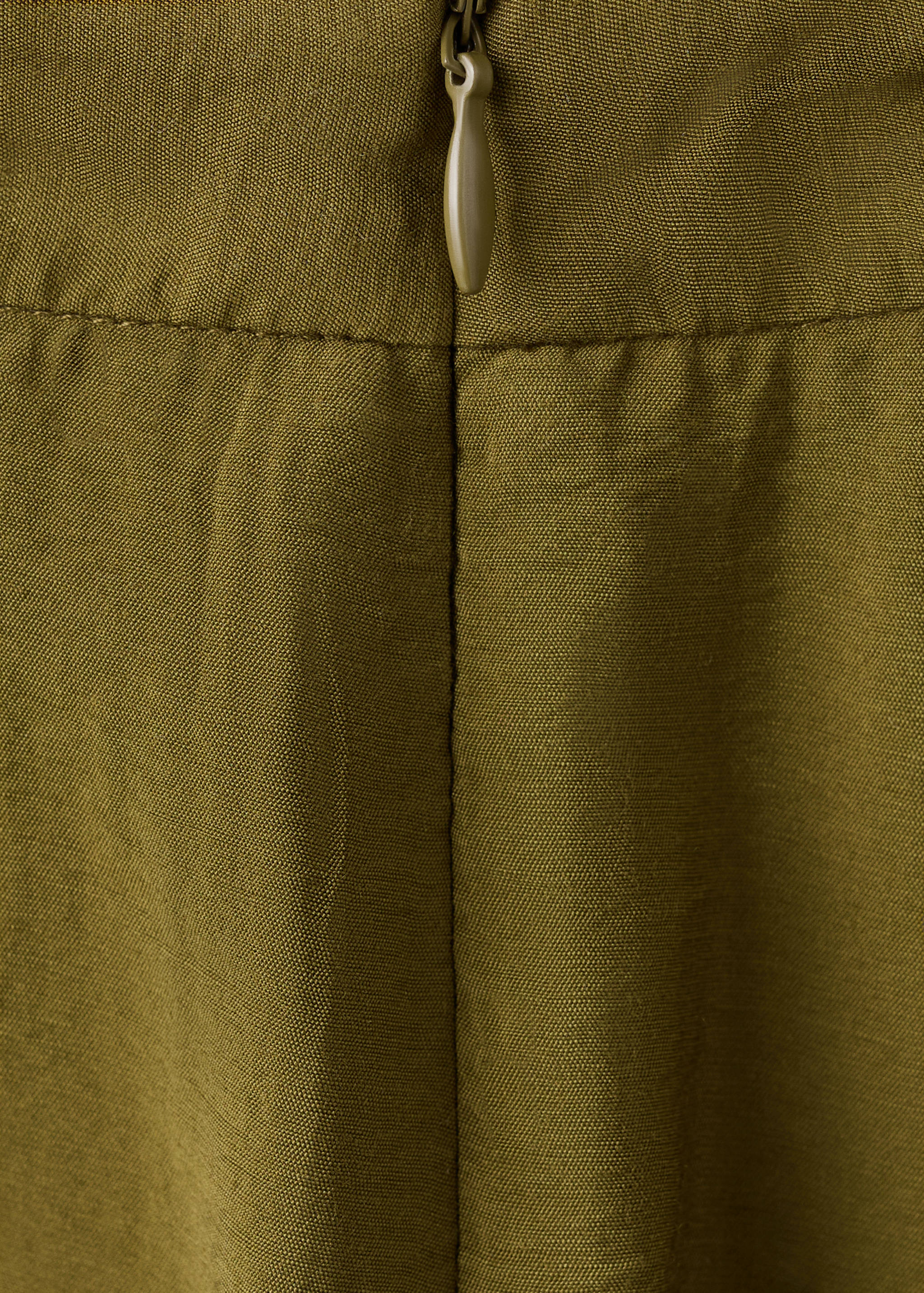 Straight mid-rise trousers - Details of the article 8