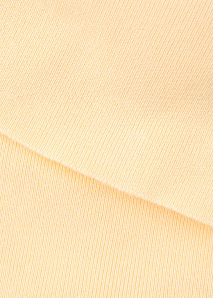 Strapless knitted top — Vanilla