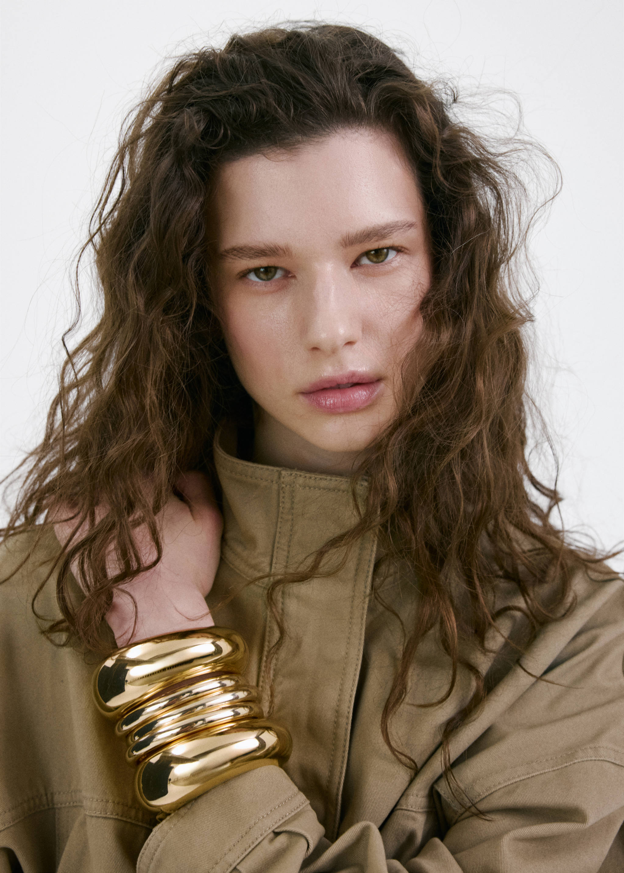 Chaqueta vaquera oversize bolsillos - Detalle del artículo 1