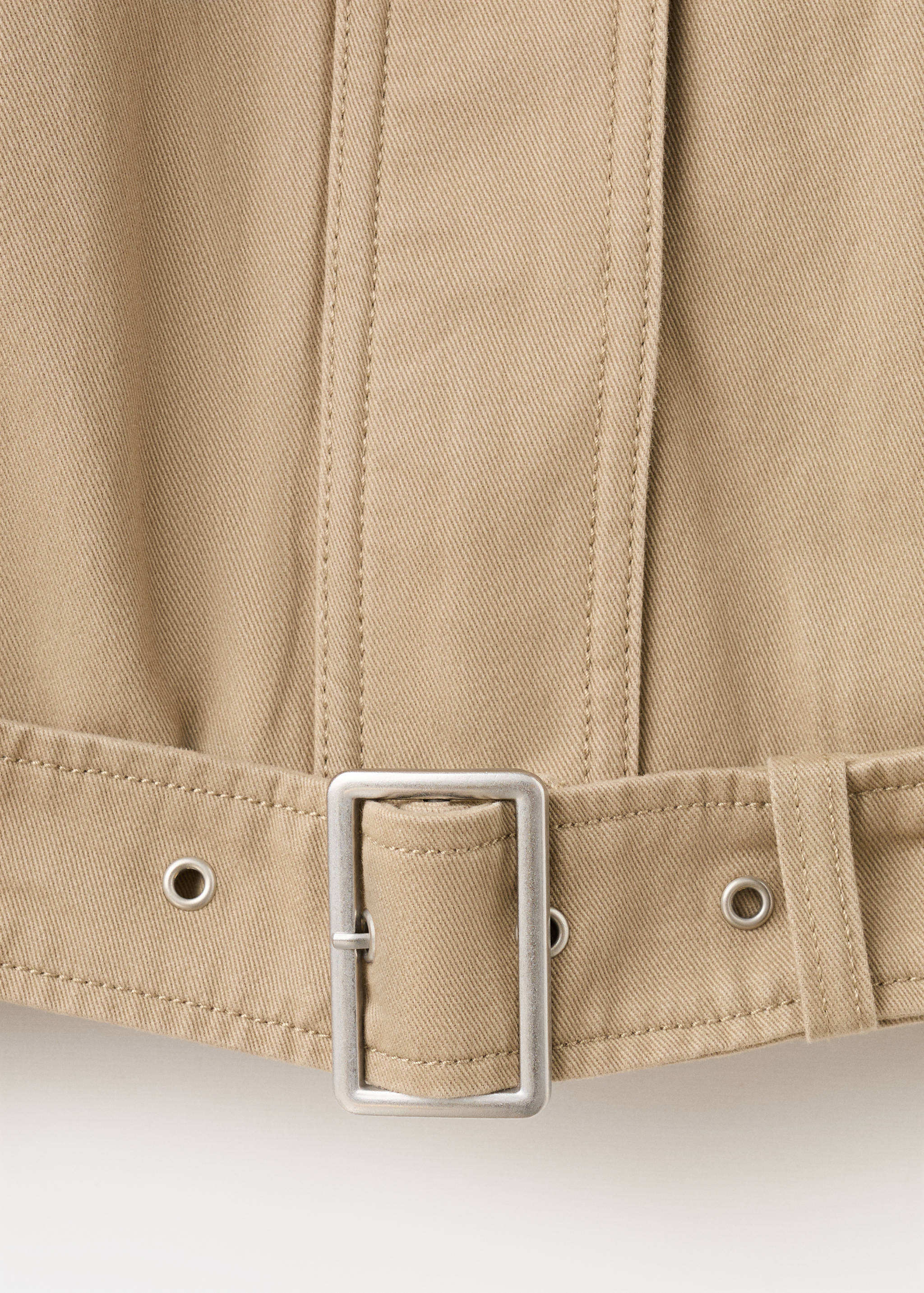 Chaqueta vaquera oversize bolsillos - Detalle del artículo 8