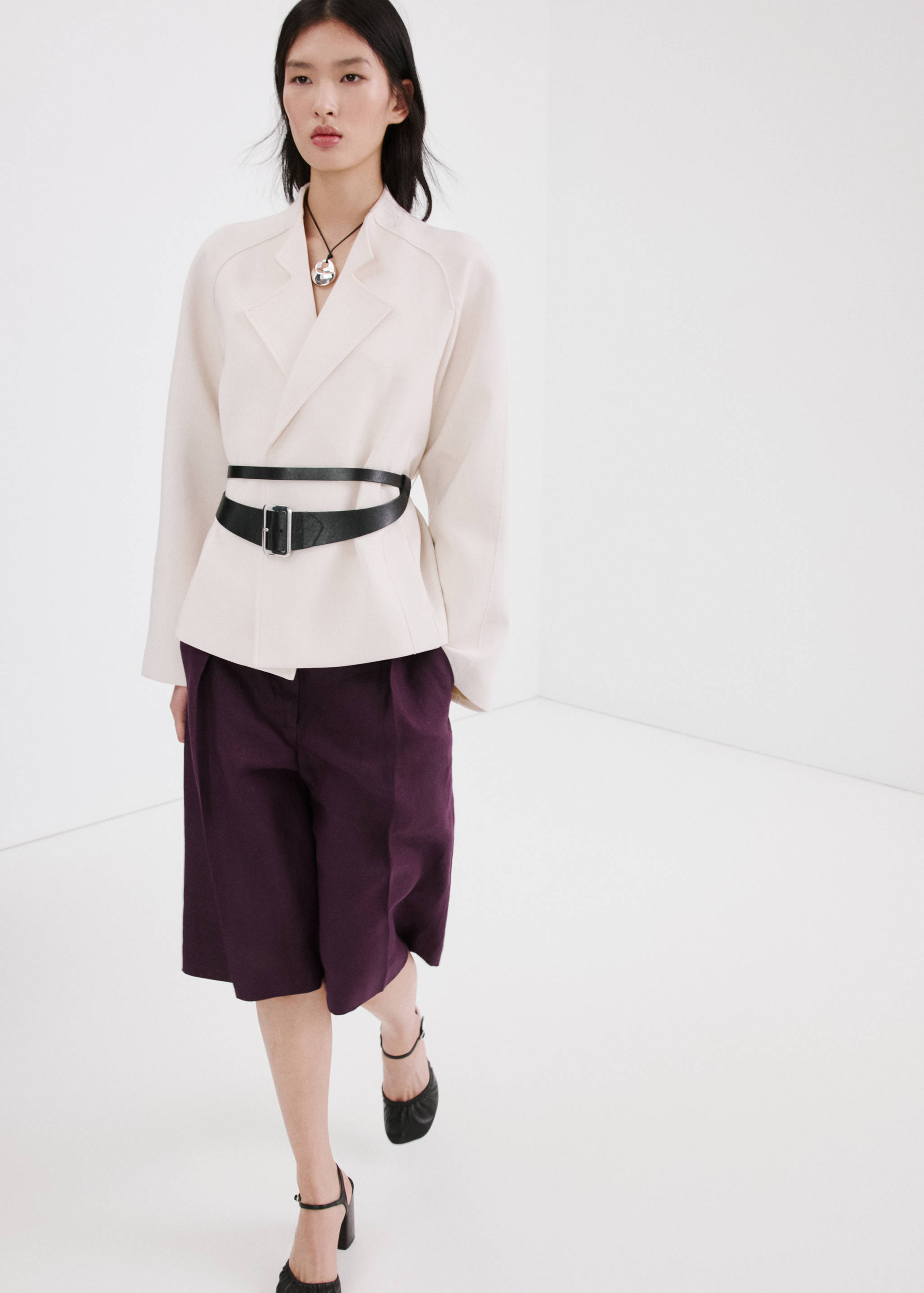 Bermudas lino rectas - Detalle del artículo 1