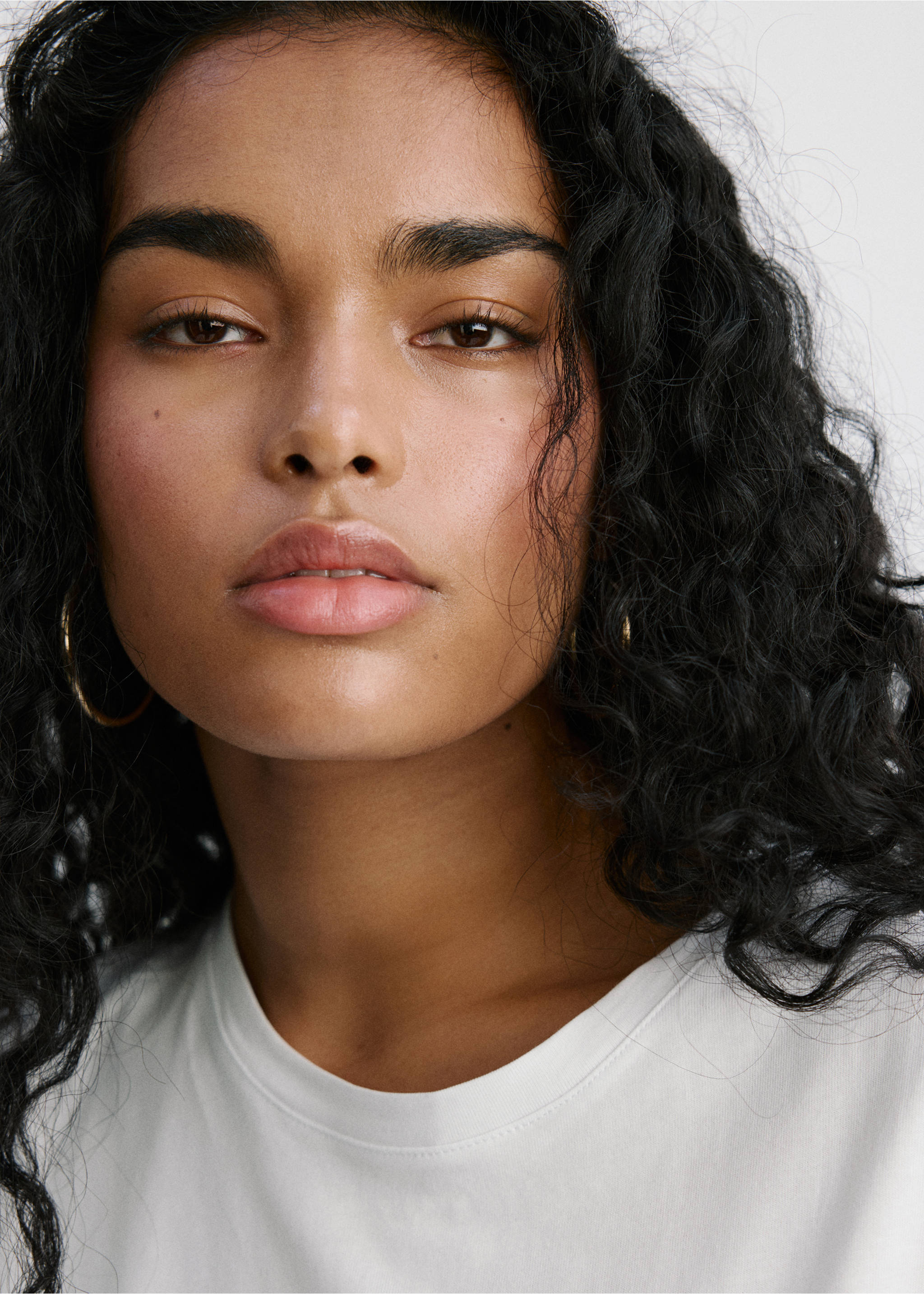 T-shirt épaulettes manches courtes - Détail de l'article 4, Blanc. Ref: 27077159-00.