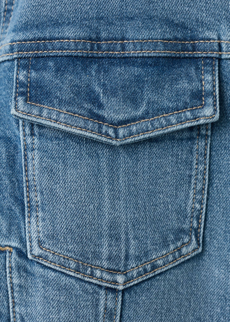 Pockets denim jacket — Medium Blue