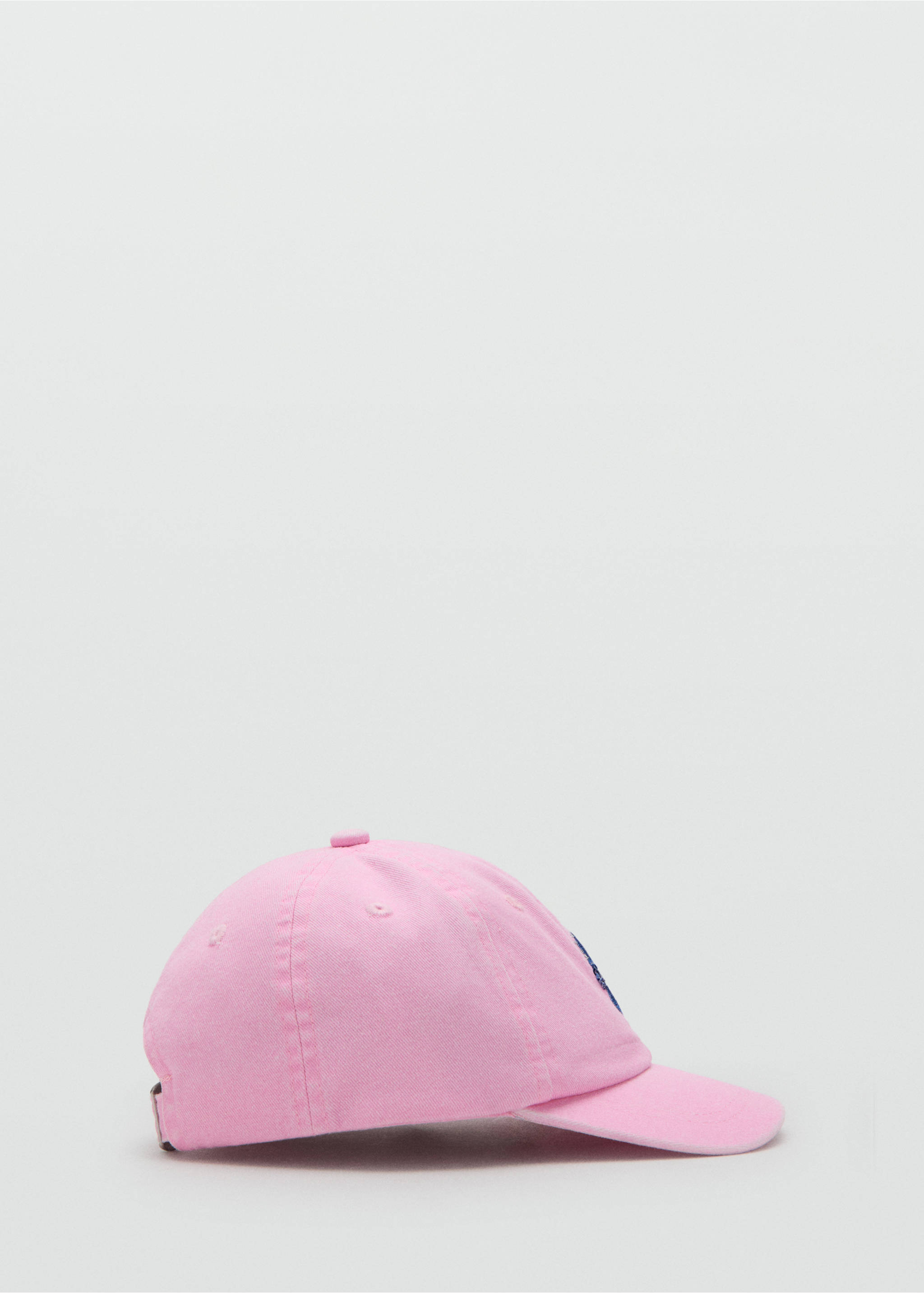 Embroidered graphic cap - Article without model, Pink. Ref: 27077161-00.