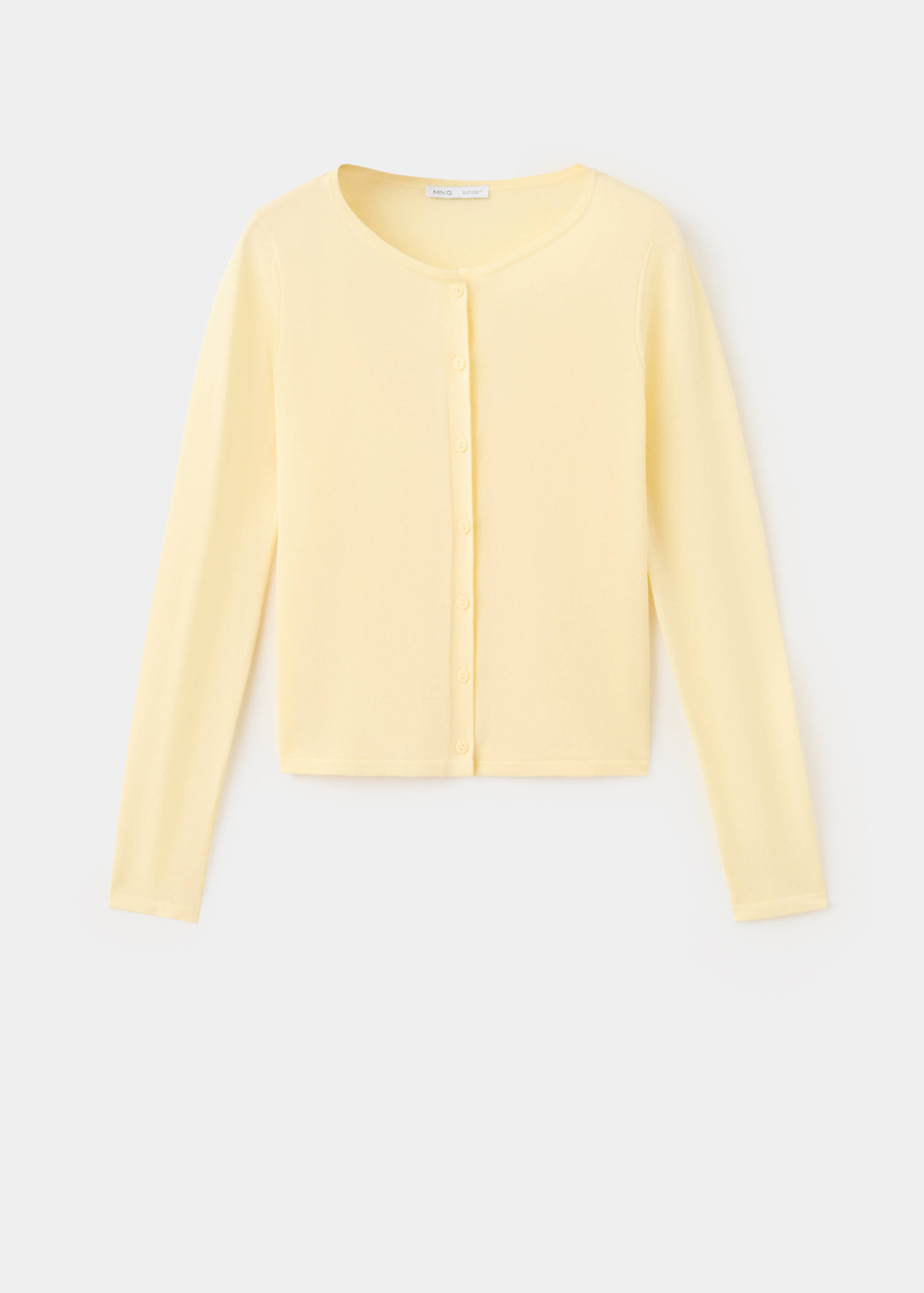 Knitted button cardigan - Article without model