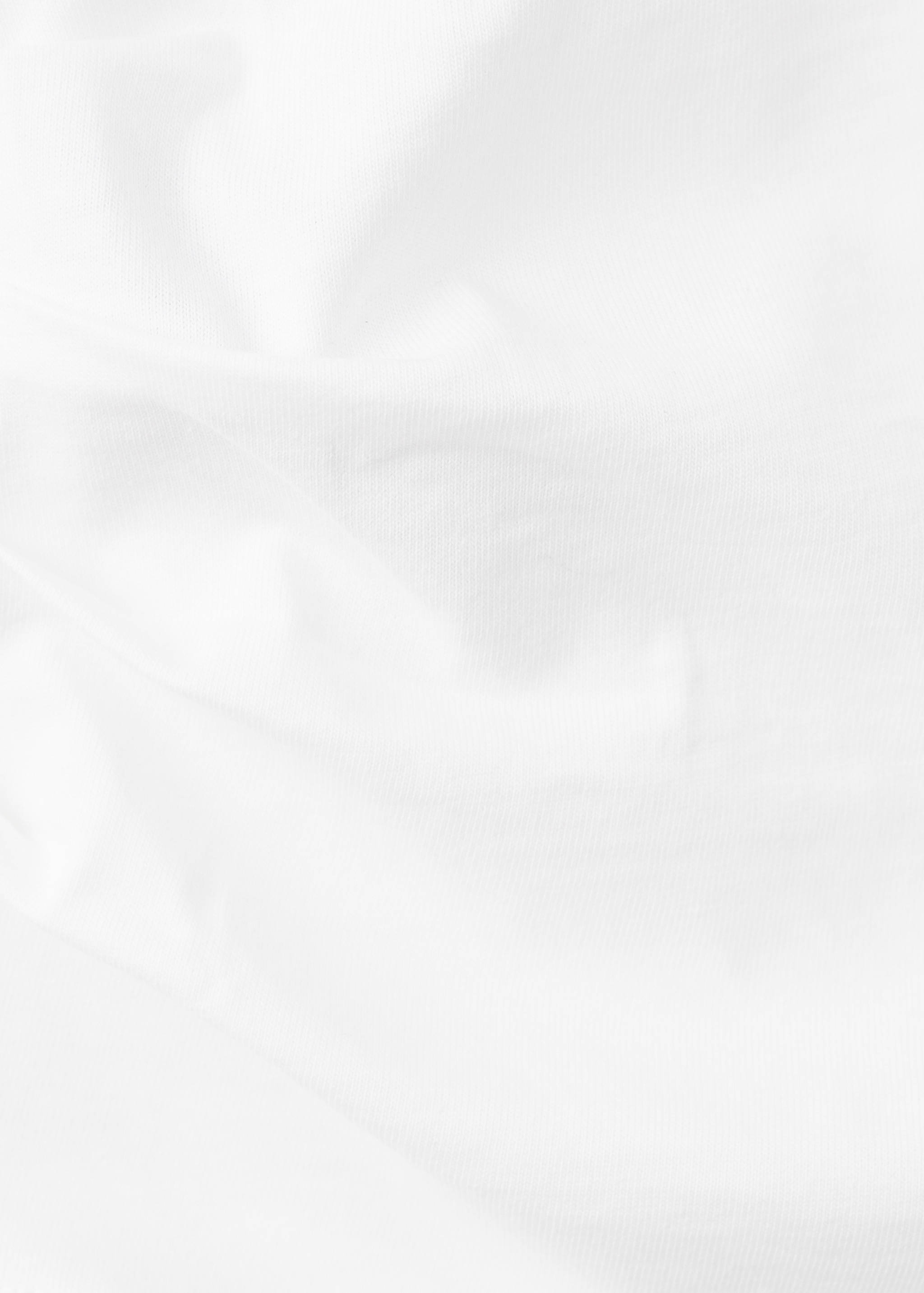 Cotton t-shirt with pucker detail - Details of the article 8