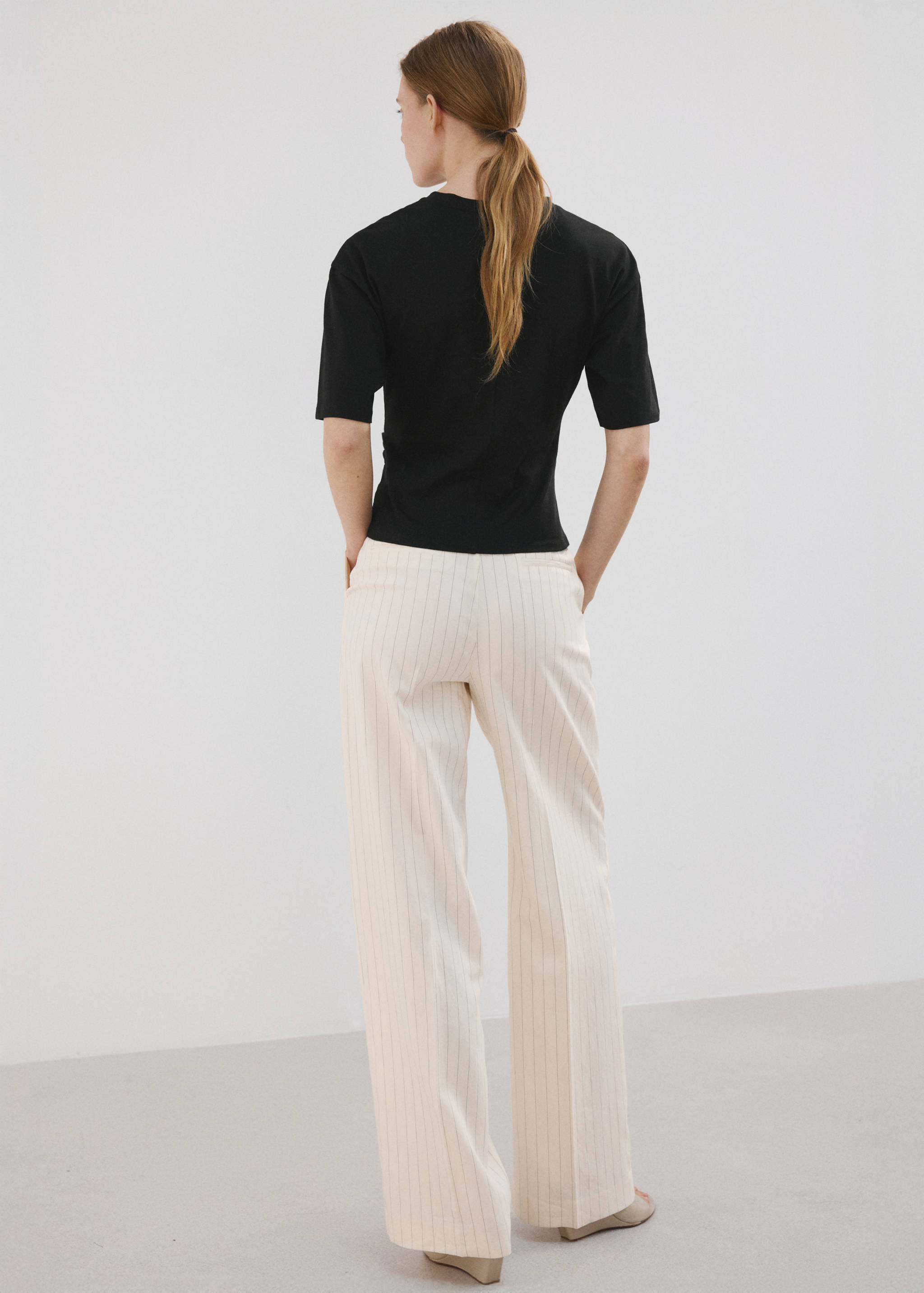 Samarreta cotó detall frunzit - Revers de l'article