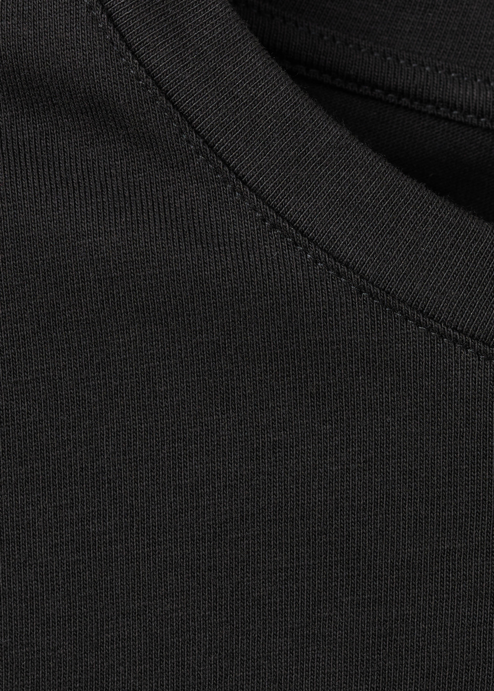 Cotton t-shirt with pucker detail - Details of the article 8