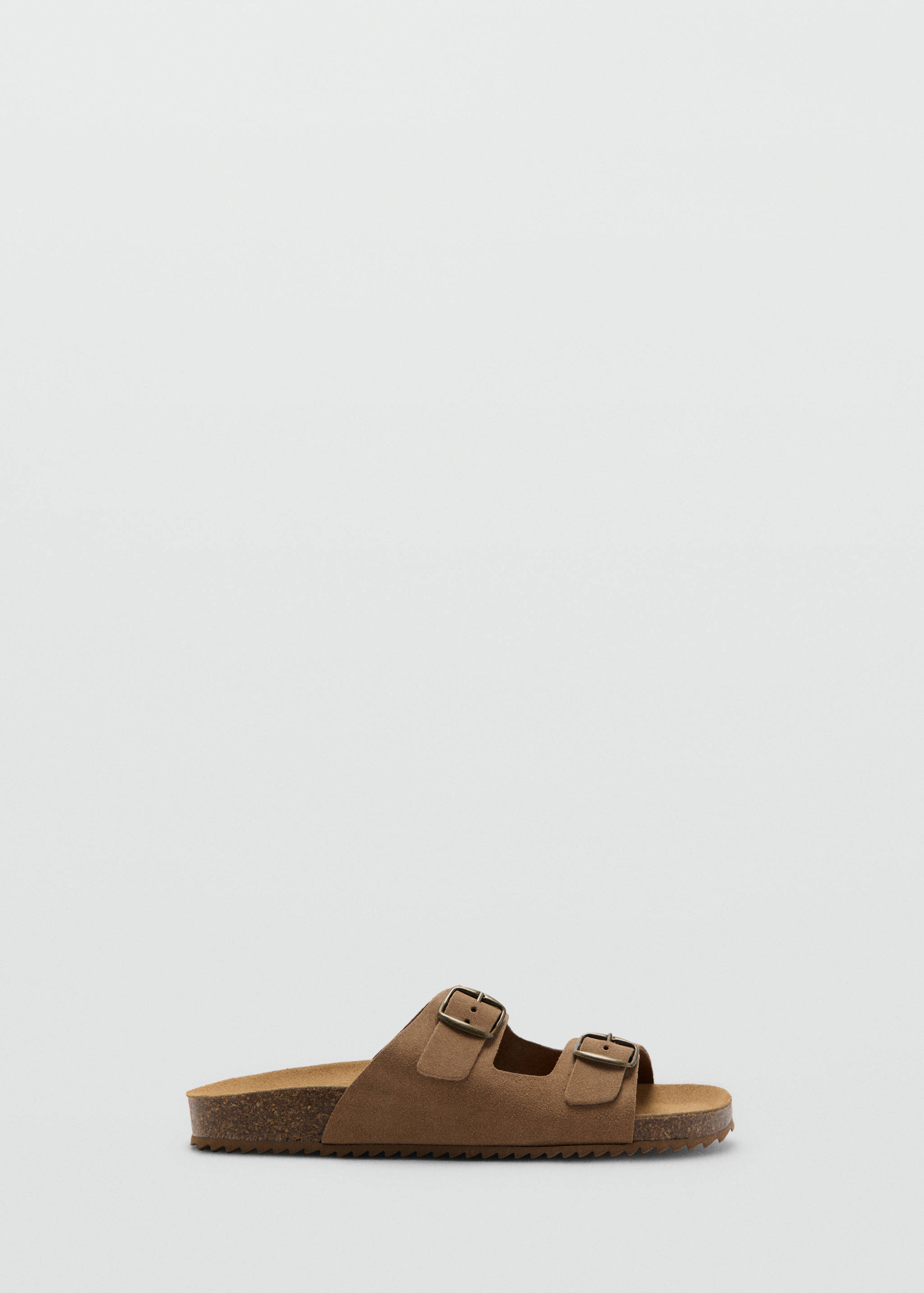 Buckles leather sandal - Article without model