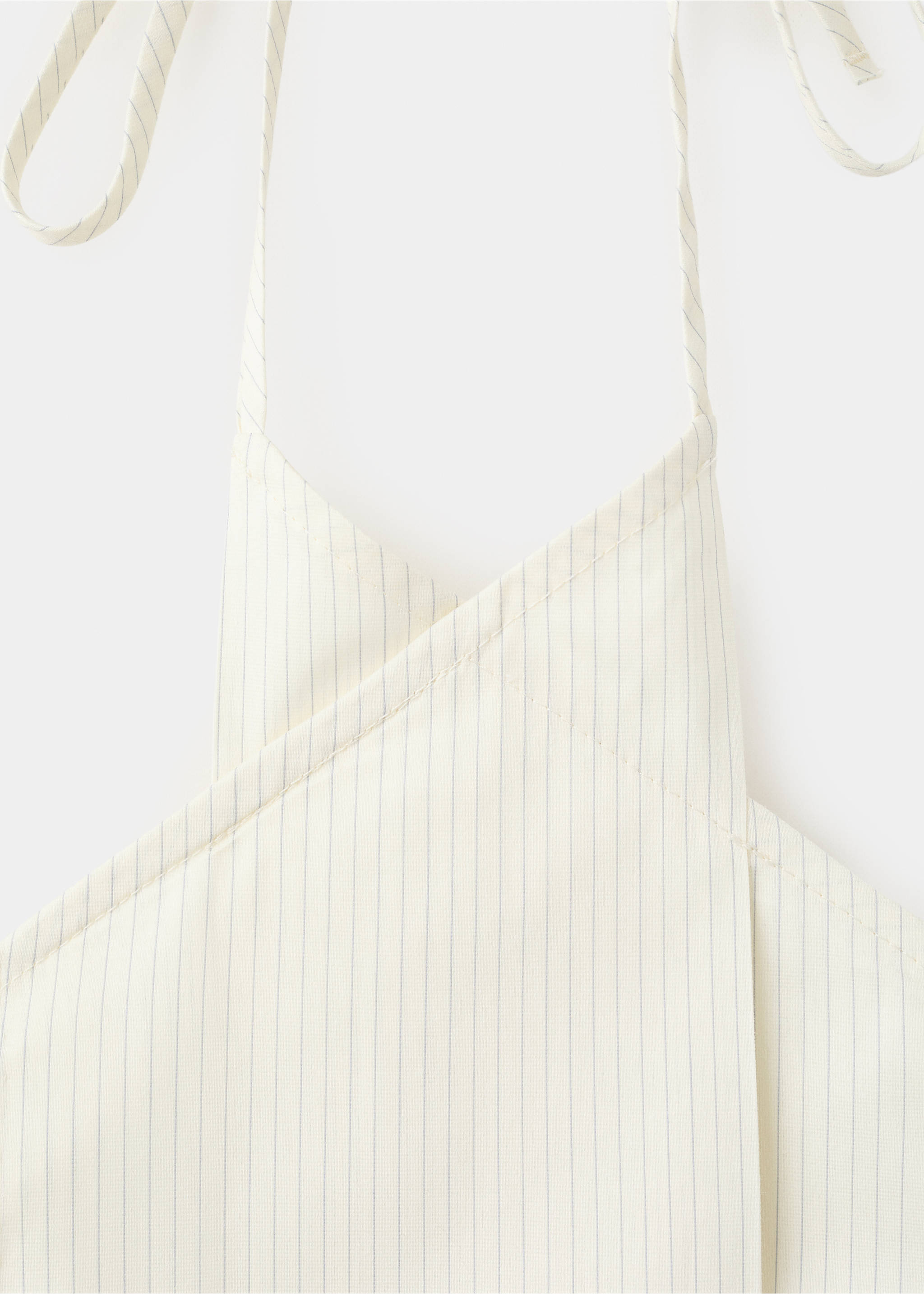 Top rayas cuello halter - Detalle del artículo 8, Crudo. Ref: 27077781-00.