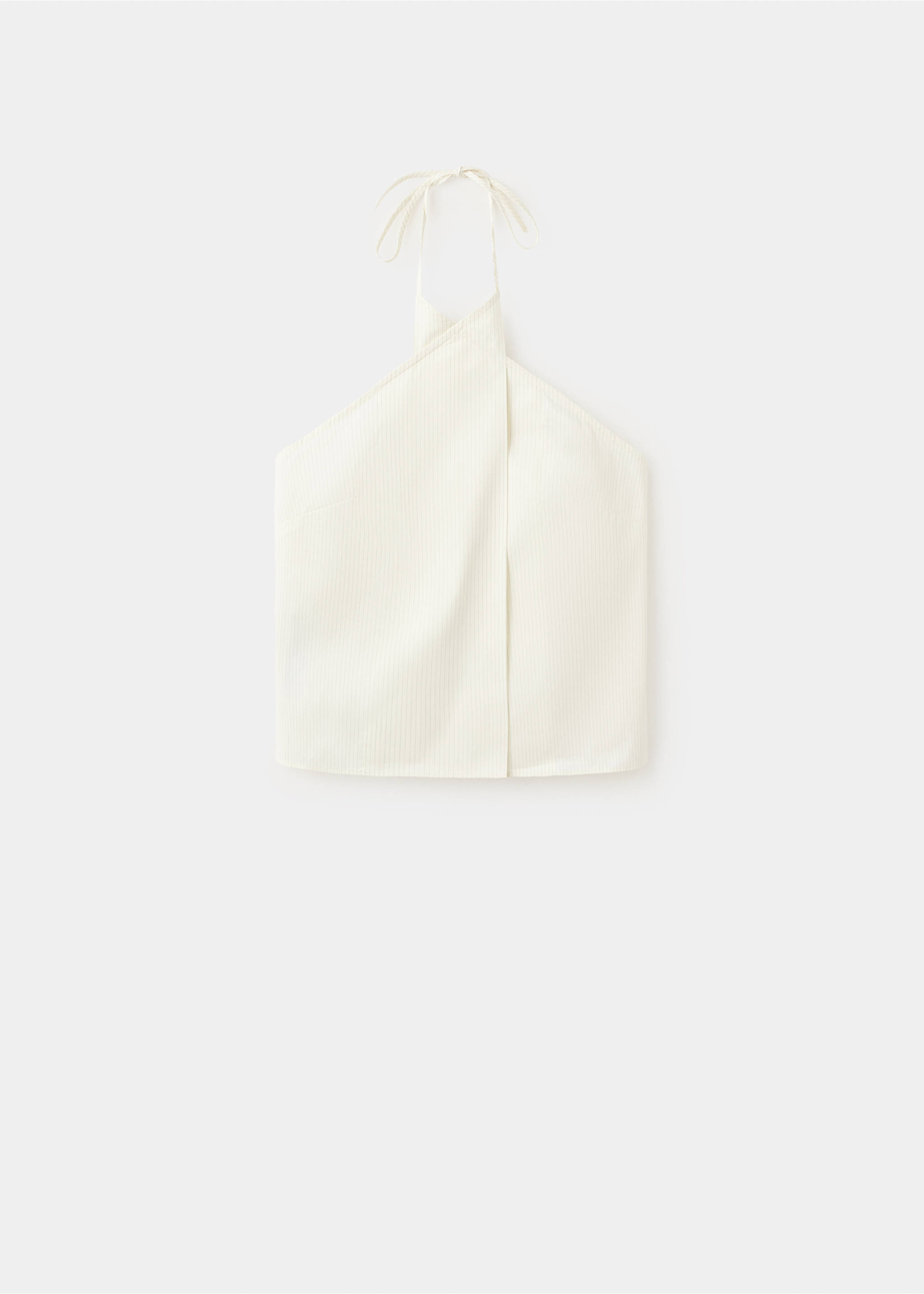 Top rayas cuello halter - Artículo sin modelo, Crudo. Ref: 27077781-00.