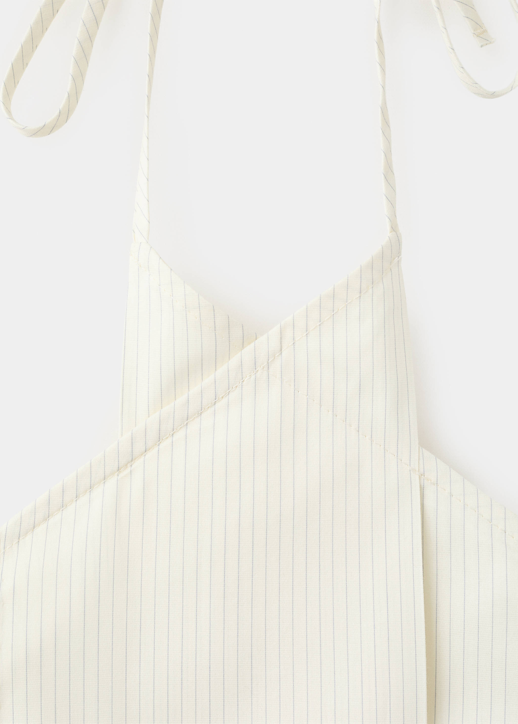 Striped halter neck top - Details of the article 8