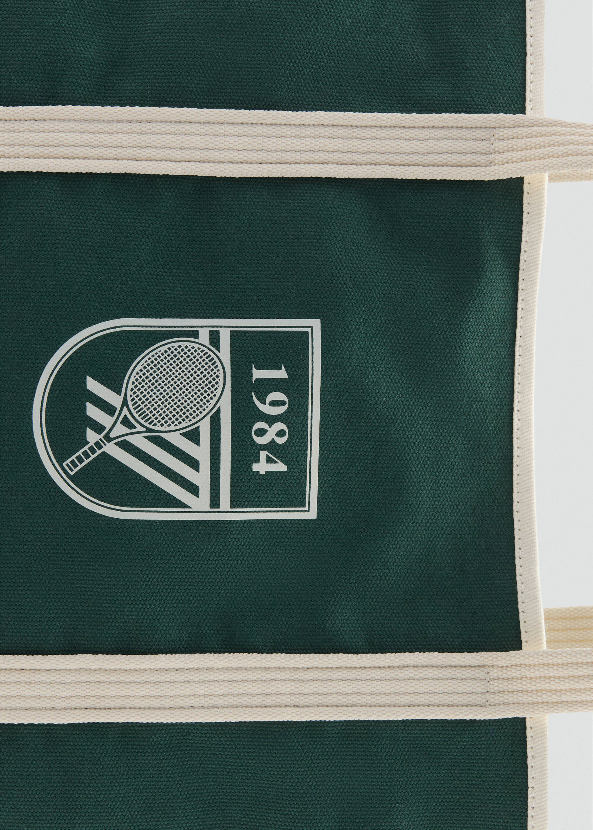 حقيبة تسوق بنص مطرز - تفاصيل المنتج 2