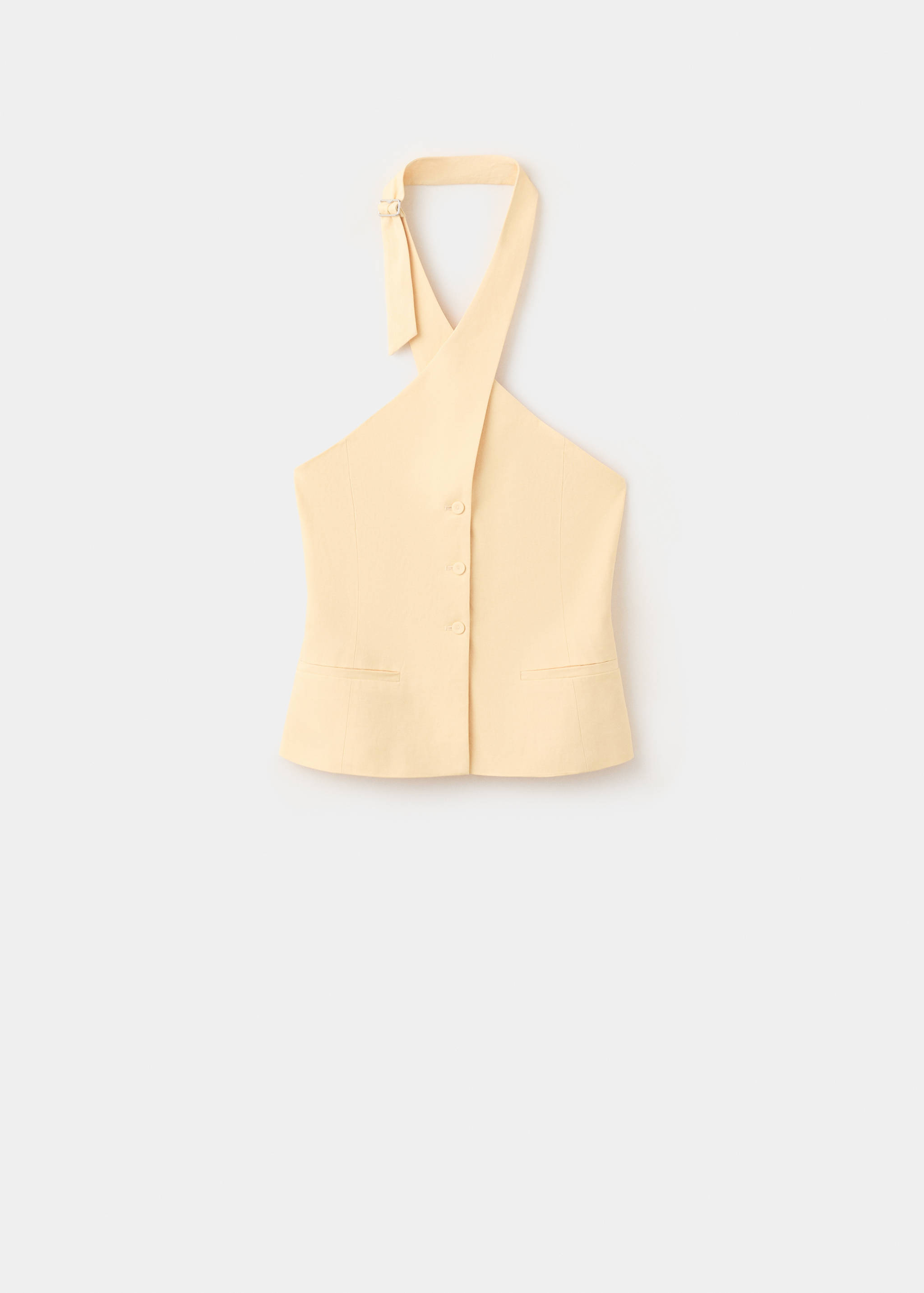 Linen buttoned top - Article without model