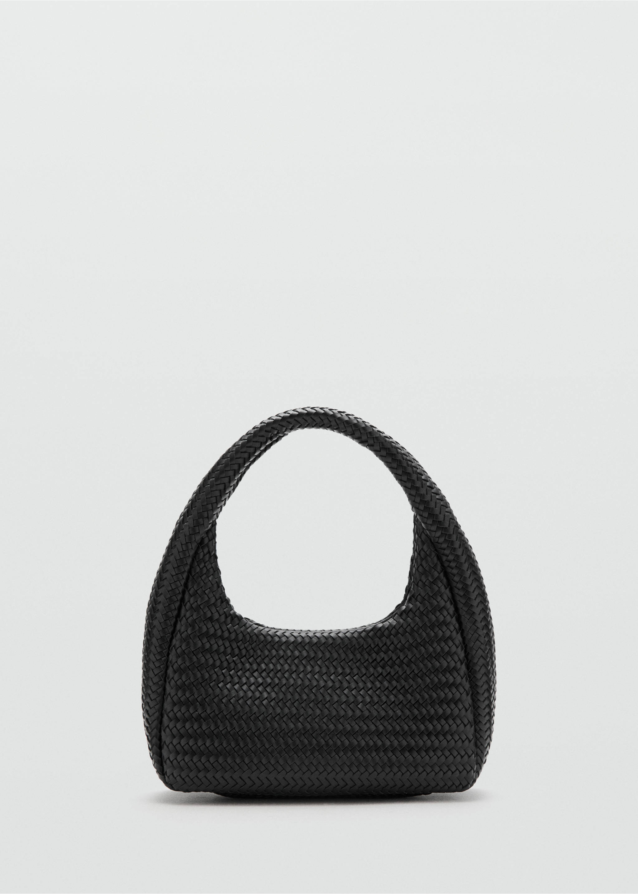 Braided shoulder bag - Article without model, Black. Ref: 27077791-00.