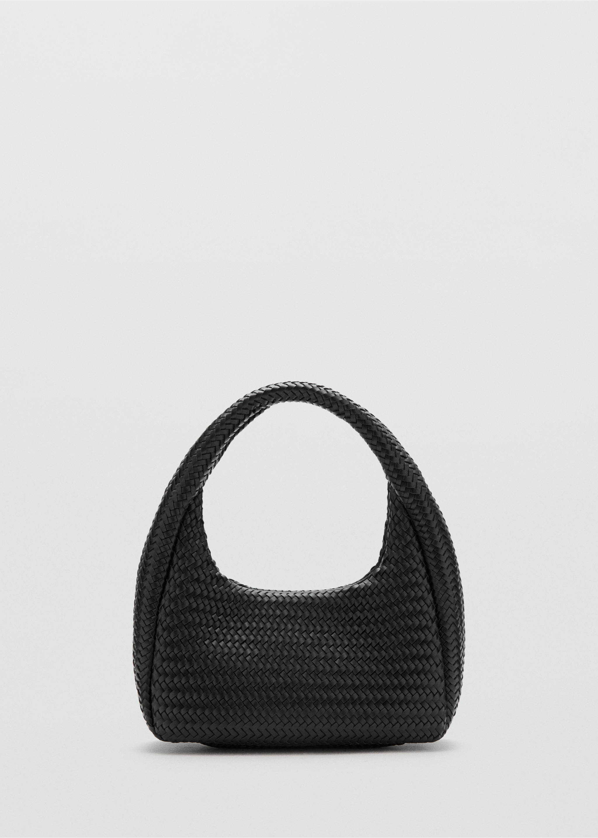 Braided shoulder bag - Article without model, Black. Ref: 27077791-00.