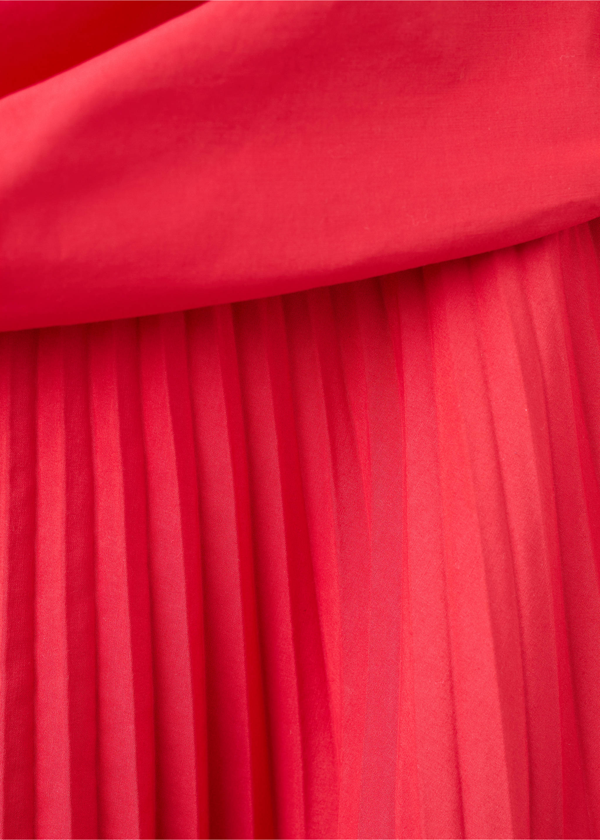 Combined strapless dress - Details of the article 0, Red. Ref: 27077794-00.