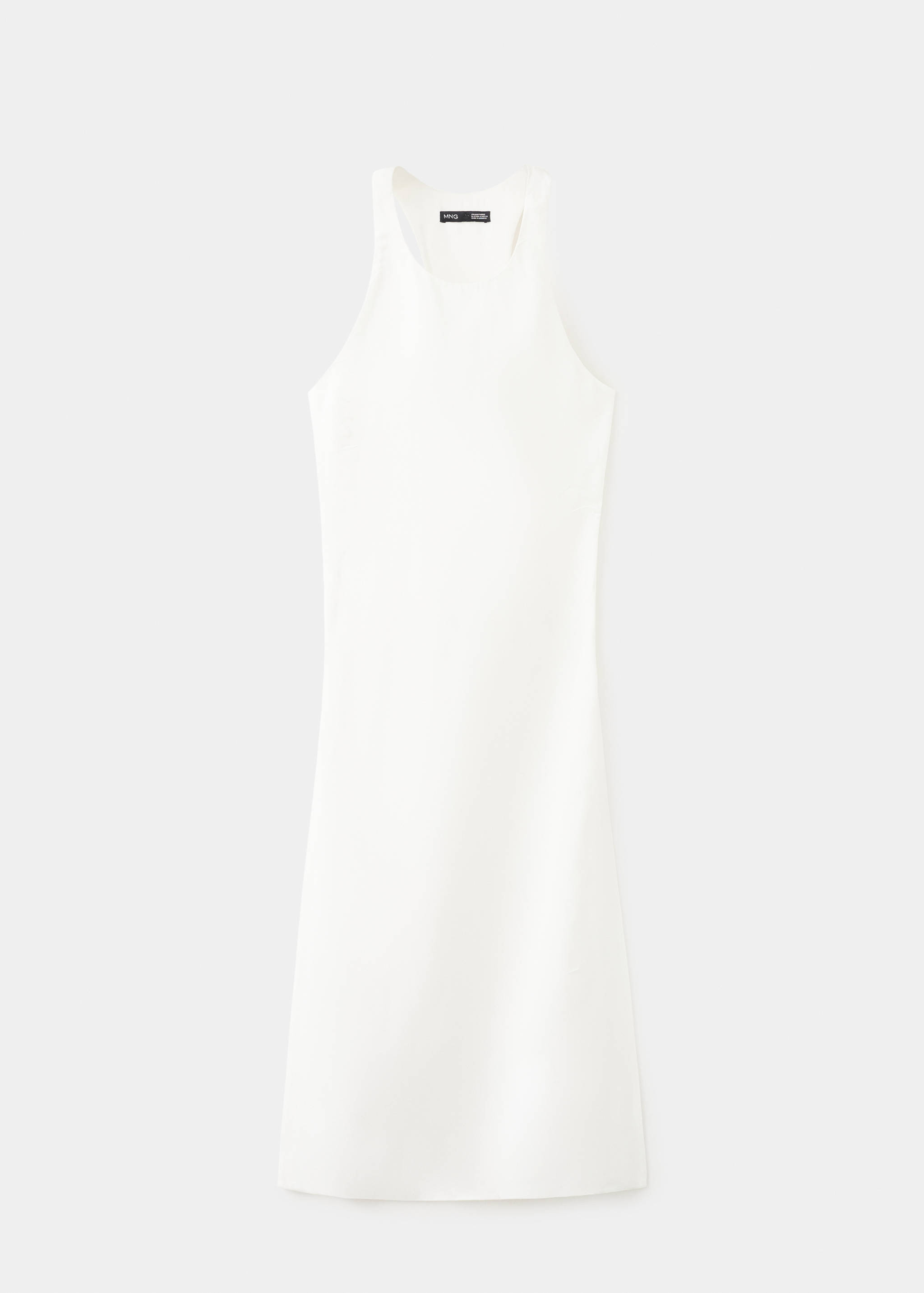 Long blouse with open back - Article without model