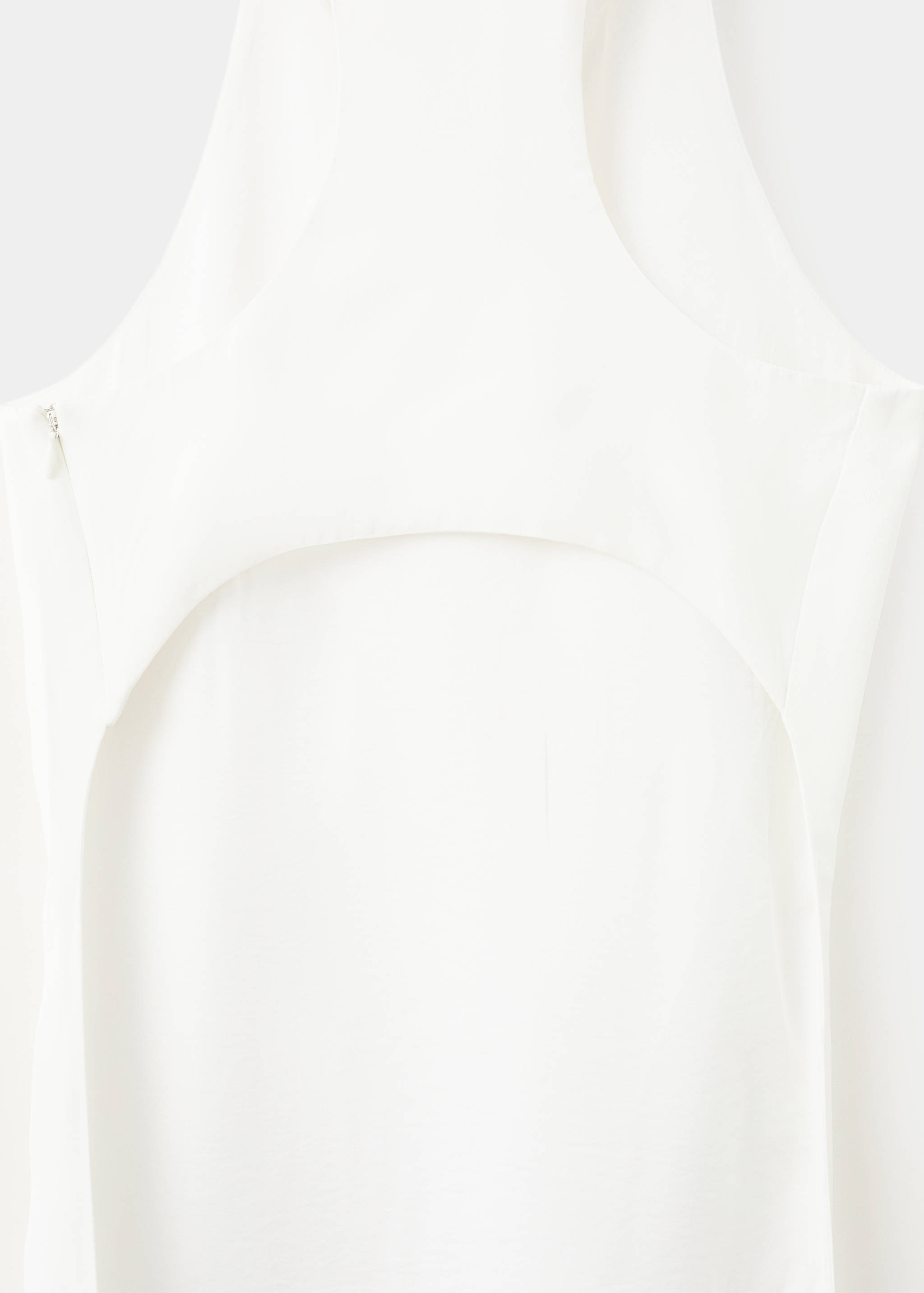 Long blouse with open back - Details of the article 0