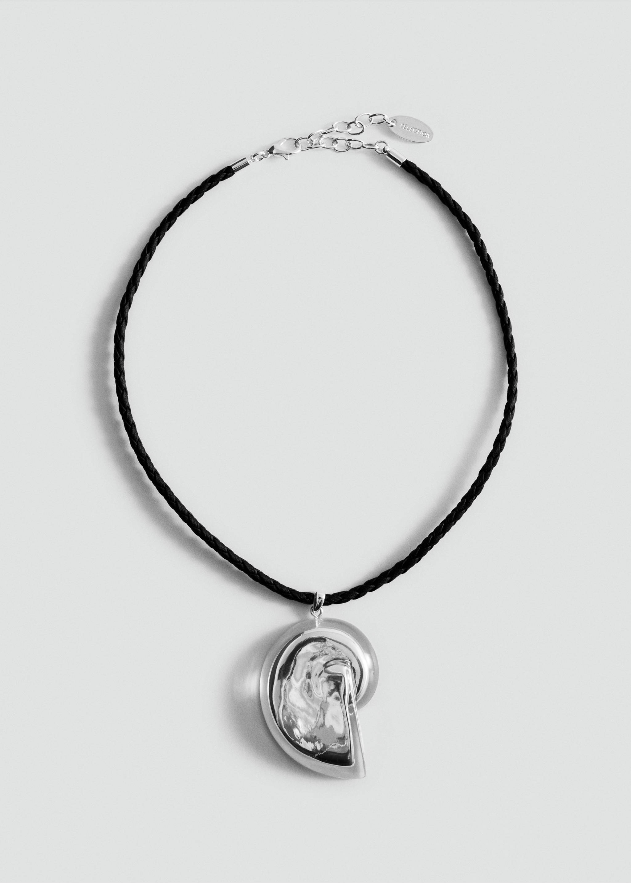 Shell pendant necklace - Article without model, Silver. Ref: 27077802-00.