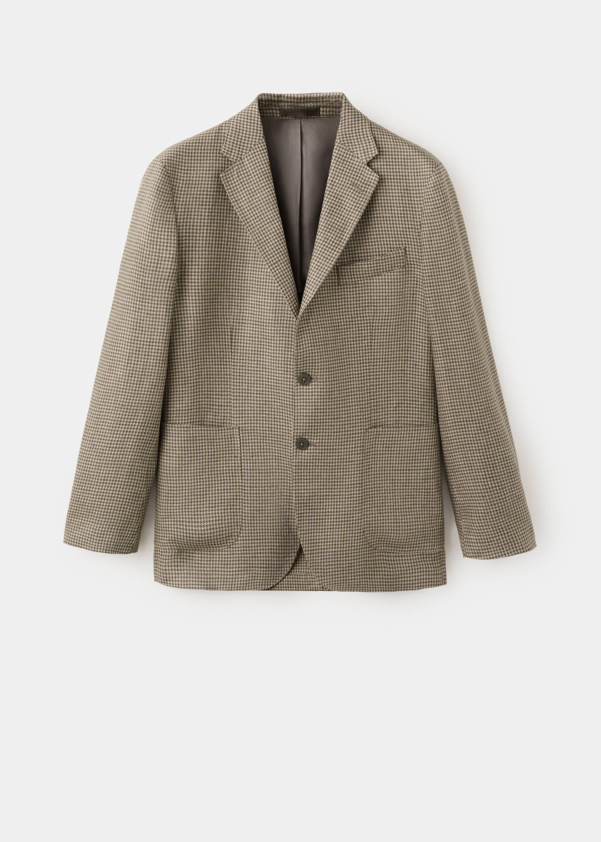 100% linen jacket with patch pockets - Article without model
