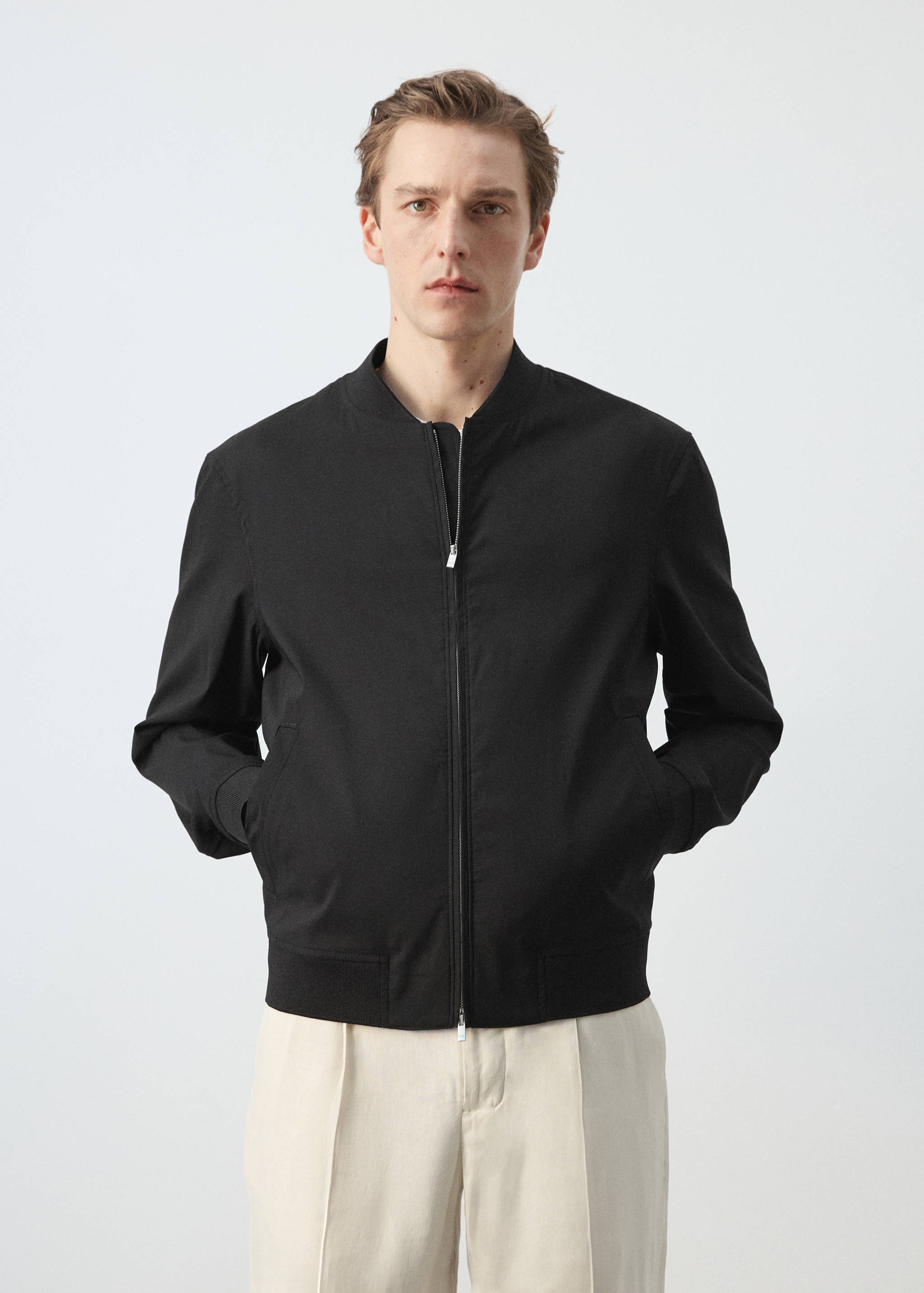 Bomber lyocell recta - Plano medio