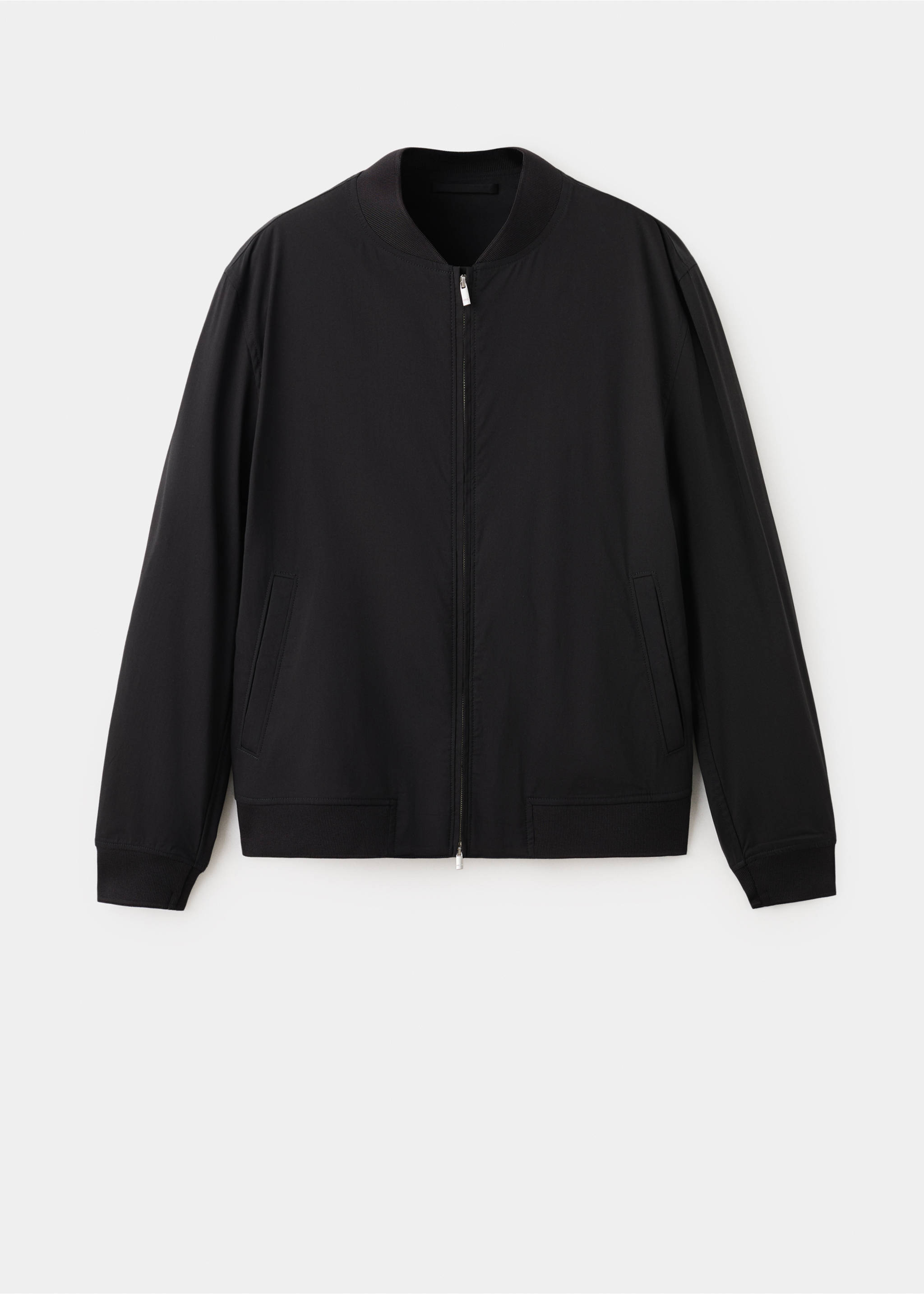 Bomber lyocell recta - Artículo sin modelo, Negro. Ref: 27077893-00.