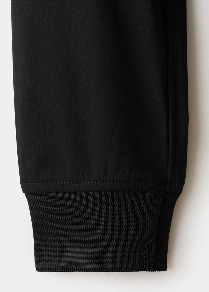 Straight lyocell bomber — Black