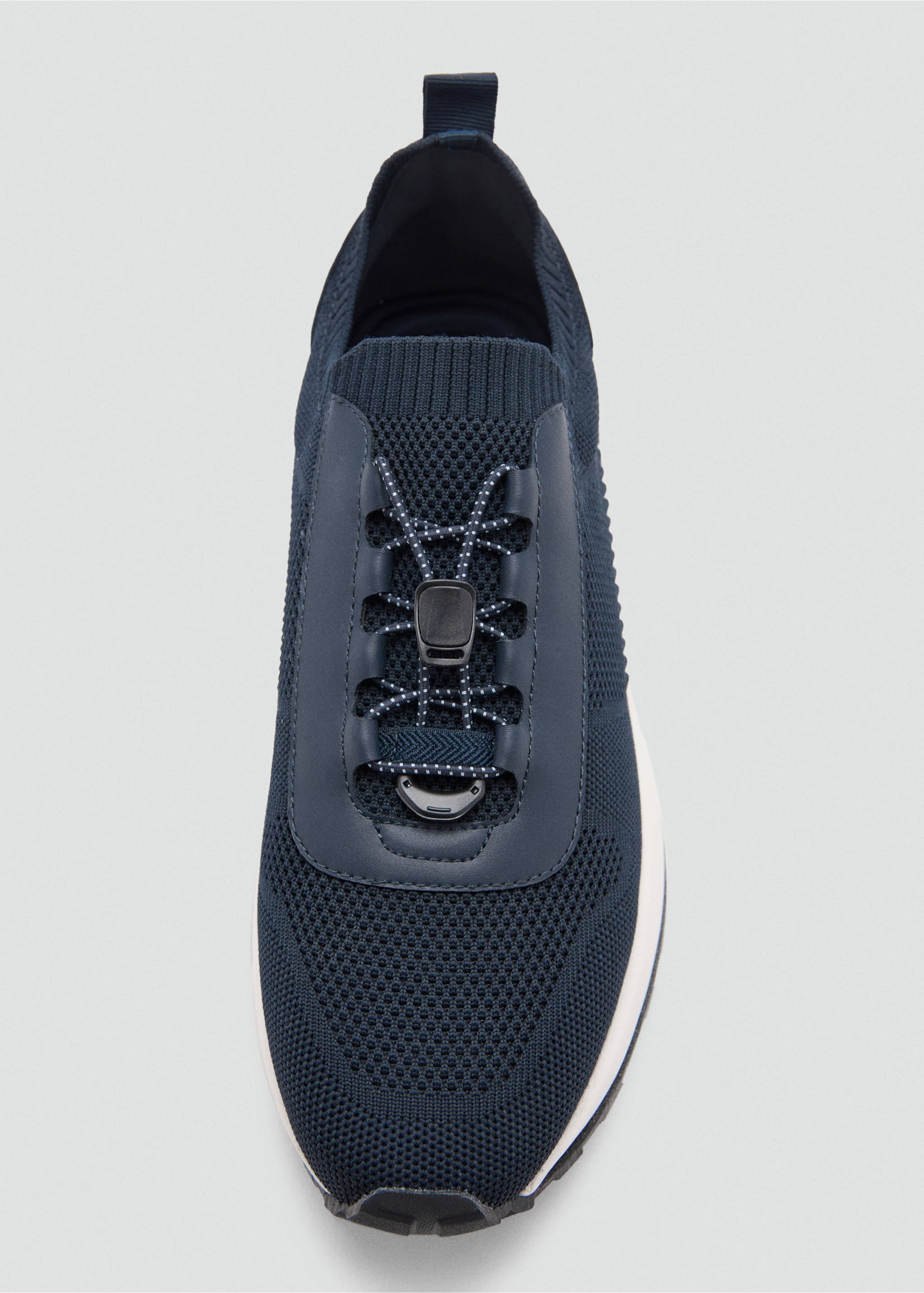 Combined trainers with laces - Details of the article 2, Navy. Ref: 27077897-00.