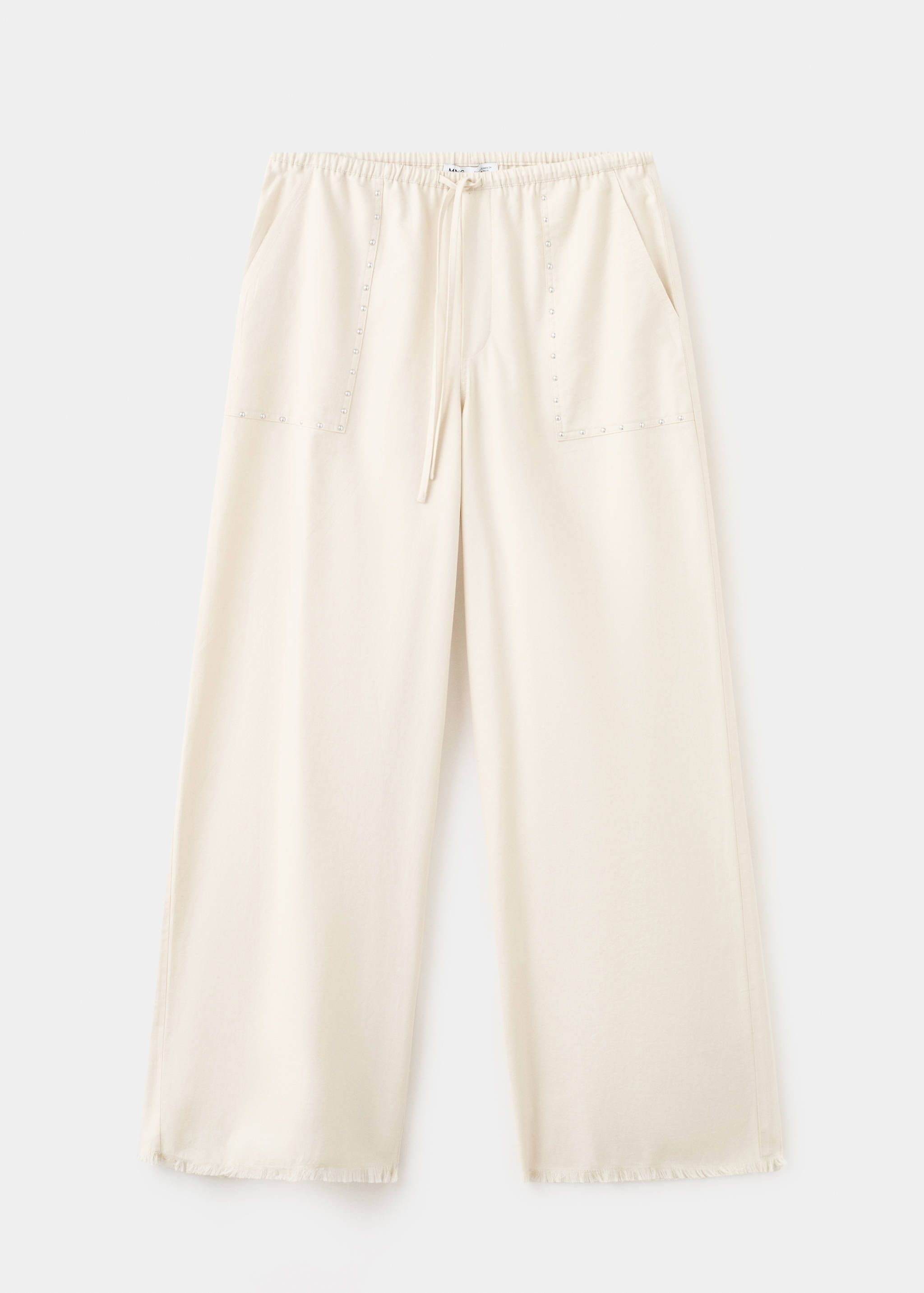 Fließende Hose mit Nieten - Artikel ohne Model
