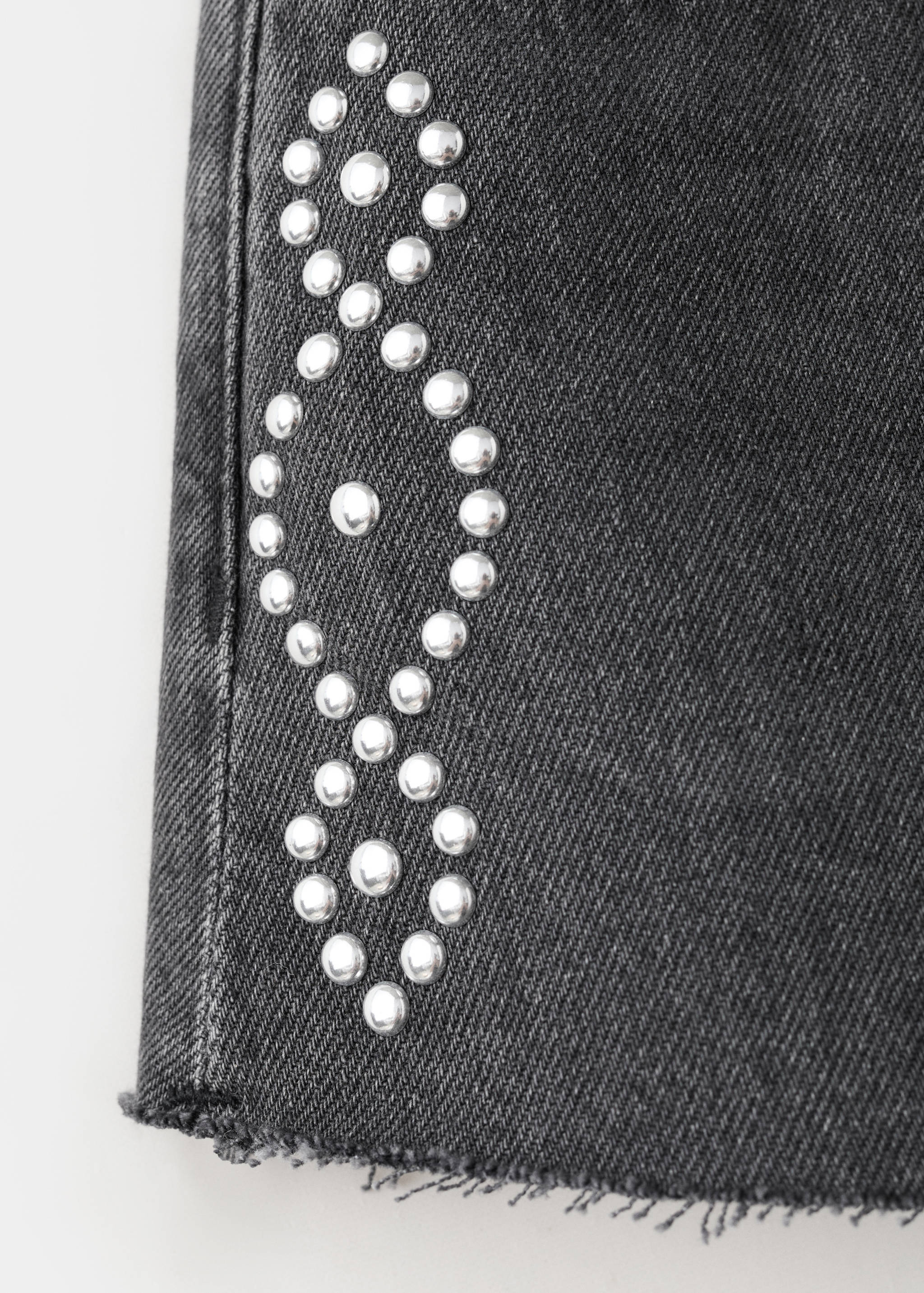 شورتات خصر عالي مع دبابيس - تفاصيل المنتج 0