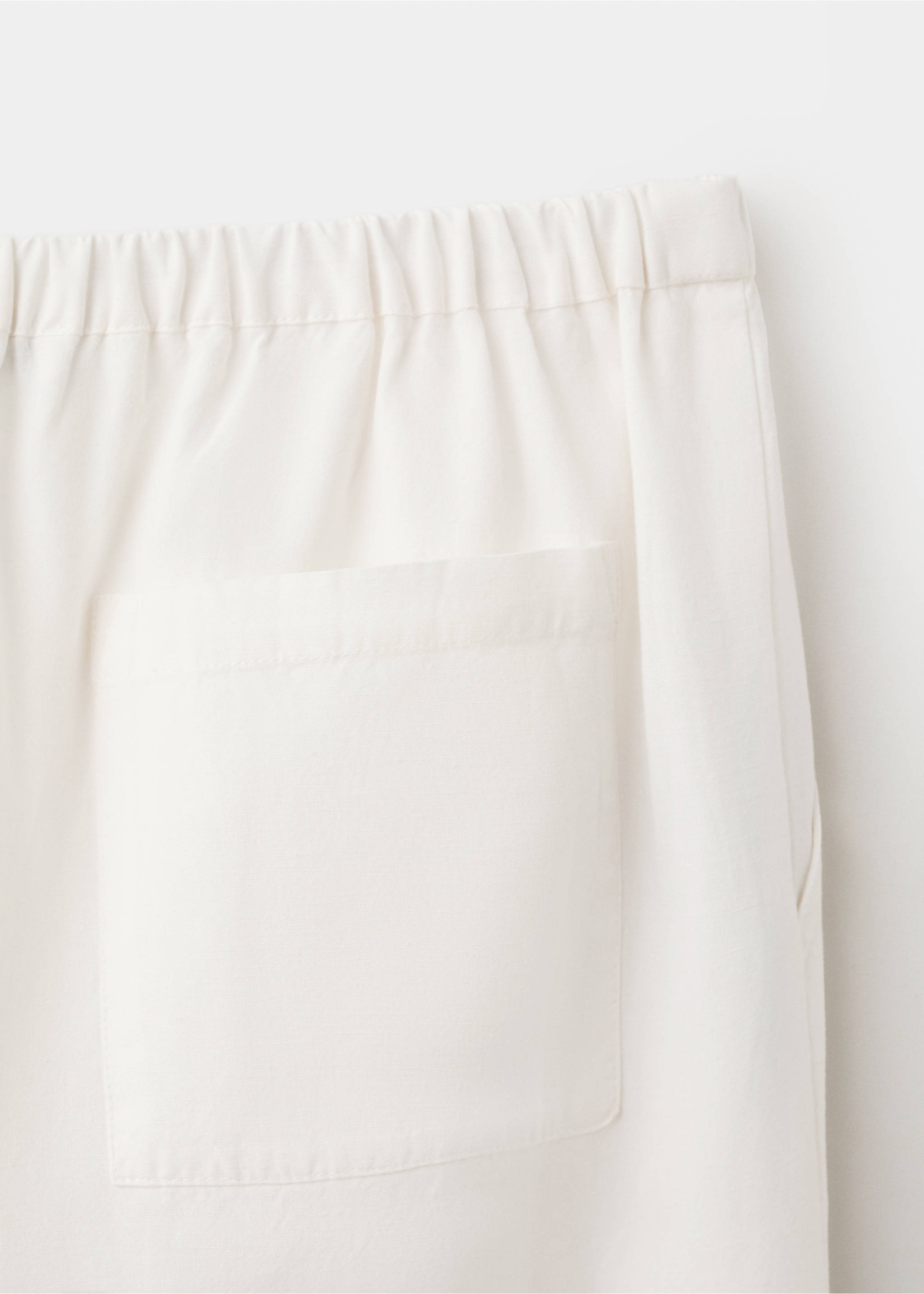 Pantalon droit fluide - Détail de l'article 0, Blanc. Ref: 27077908-00.