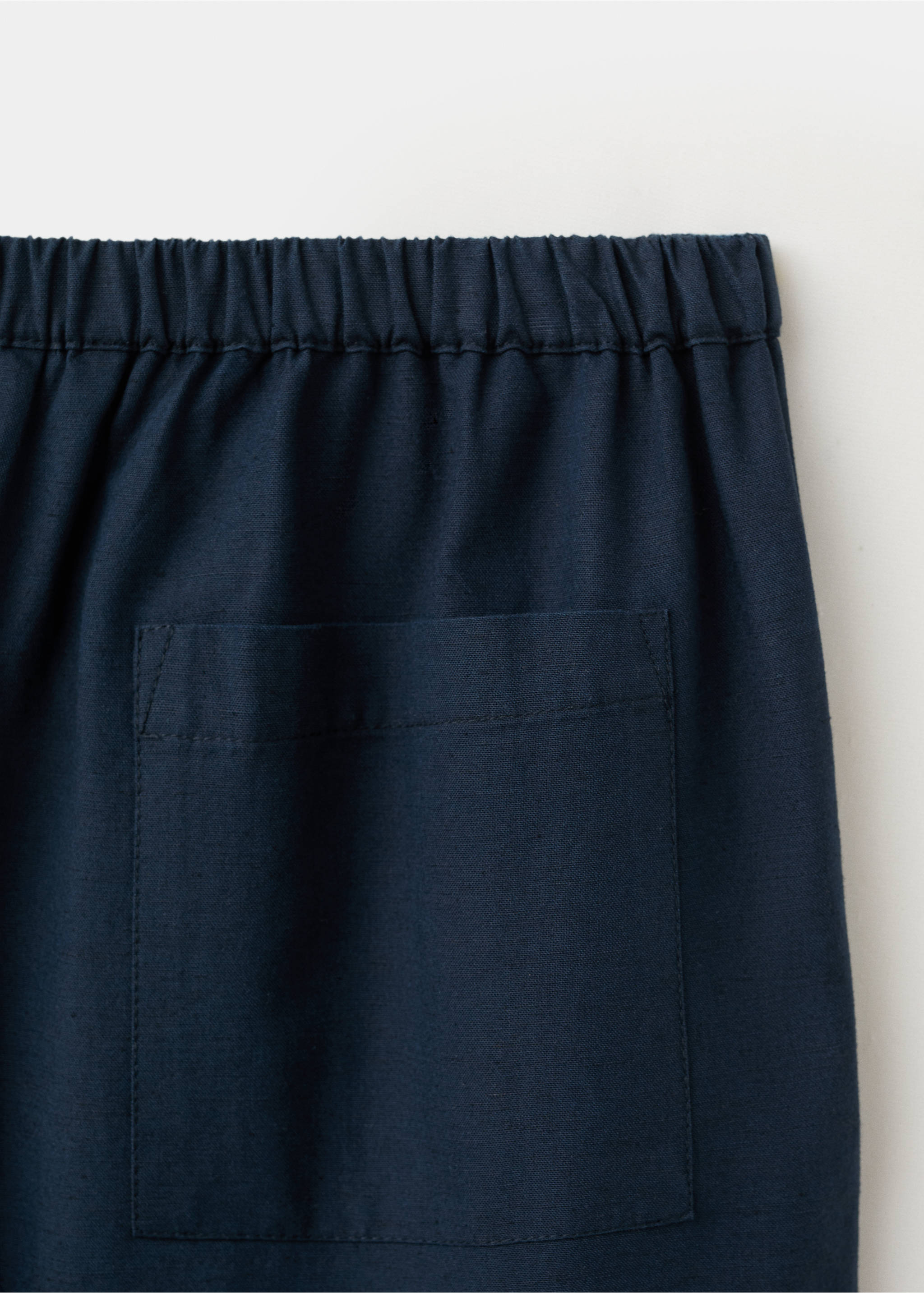 Pantalon droit fluide - Détail de l'article 0, Bleu marine. Ref: 27077908-00.