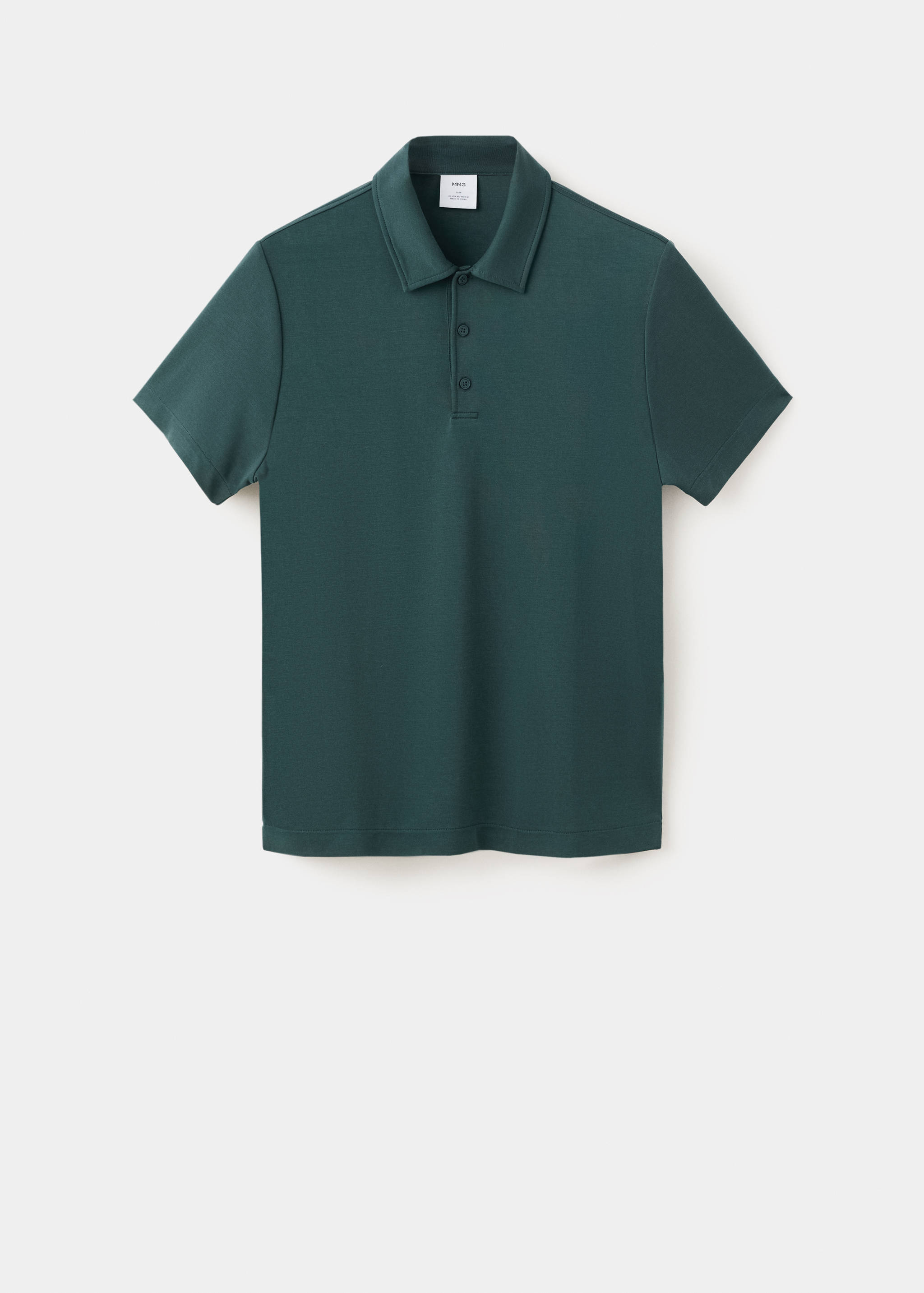 Fine-knit polo shirt - Article without model