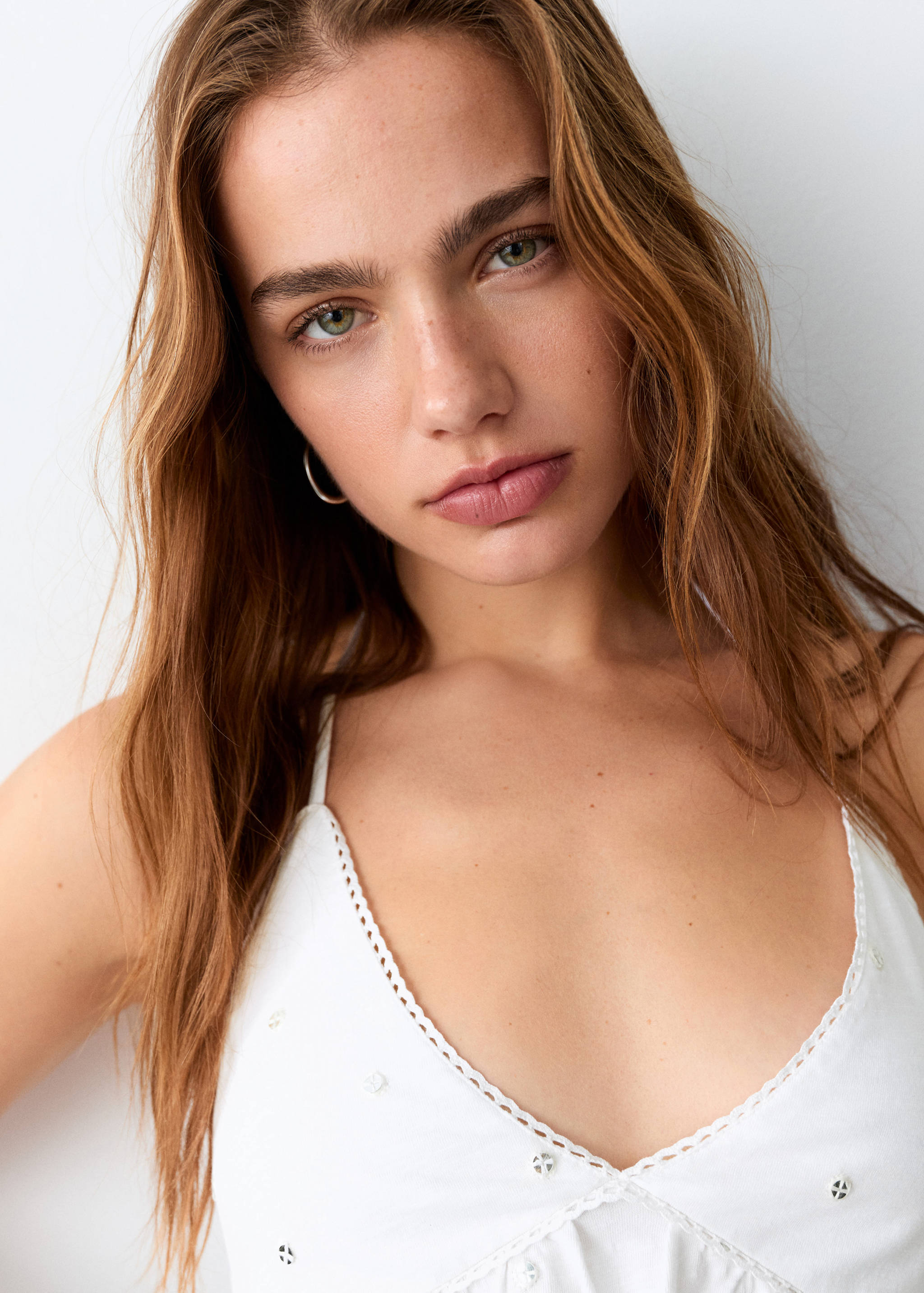 코튼 스트랩 탑 - 상품 내역: 1