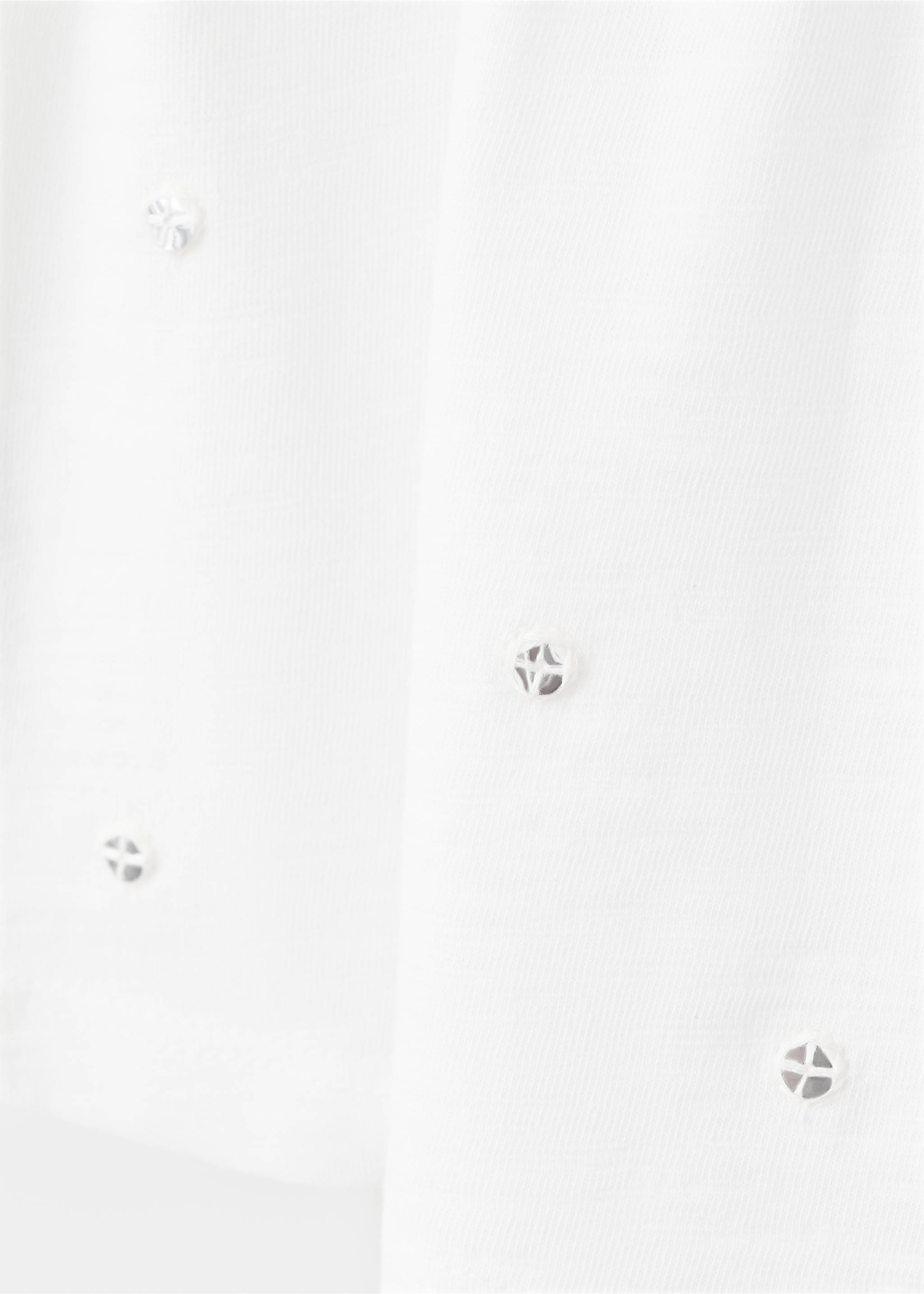 코튼 스트랩 탑 - 상품 내역: 0, 오프 화이트. Ref: 27077910-00.