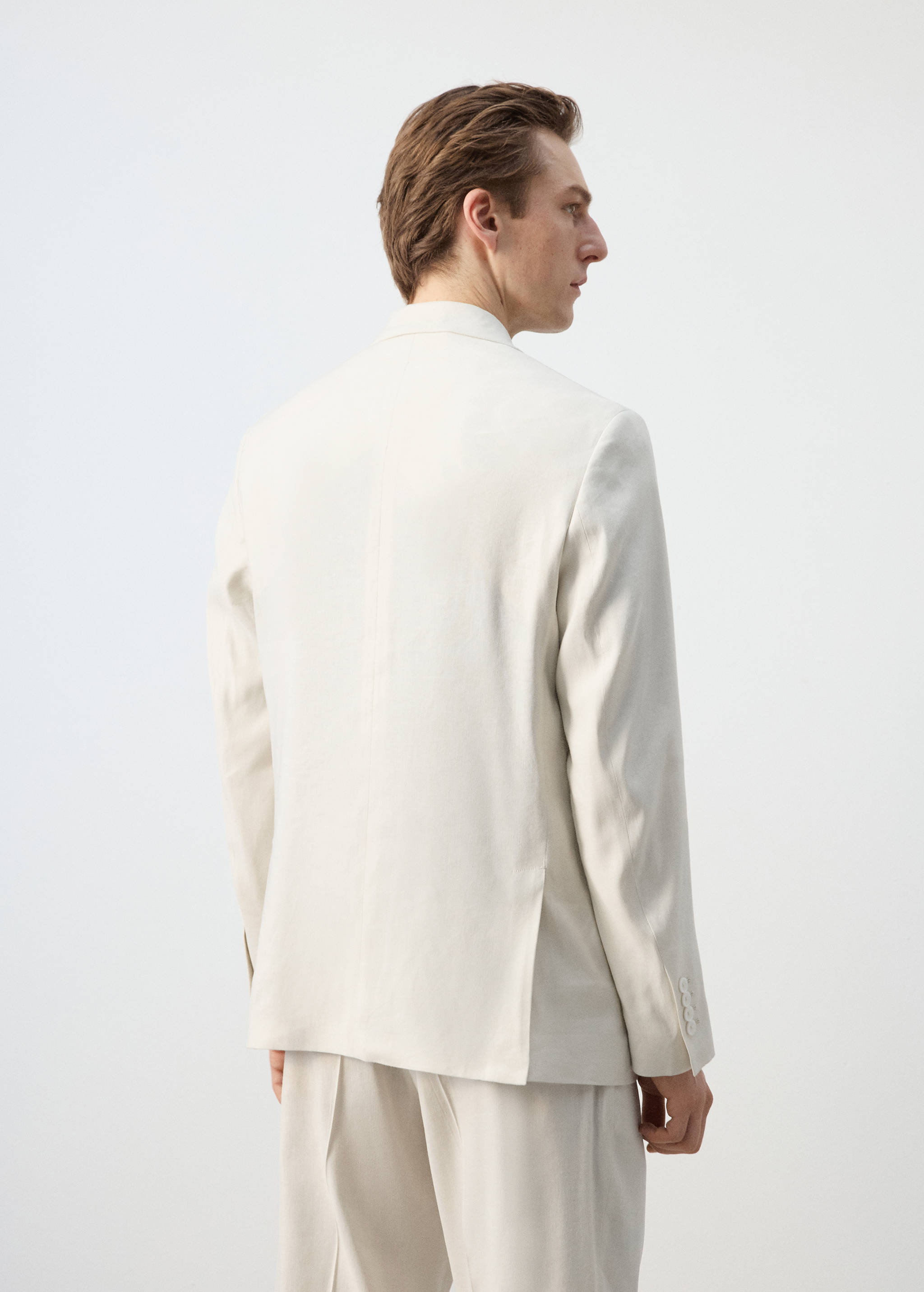 Veste de costume Boston coupe regular croisée - Verso de l’article