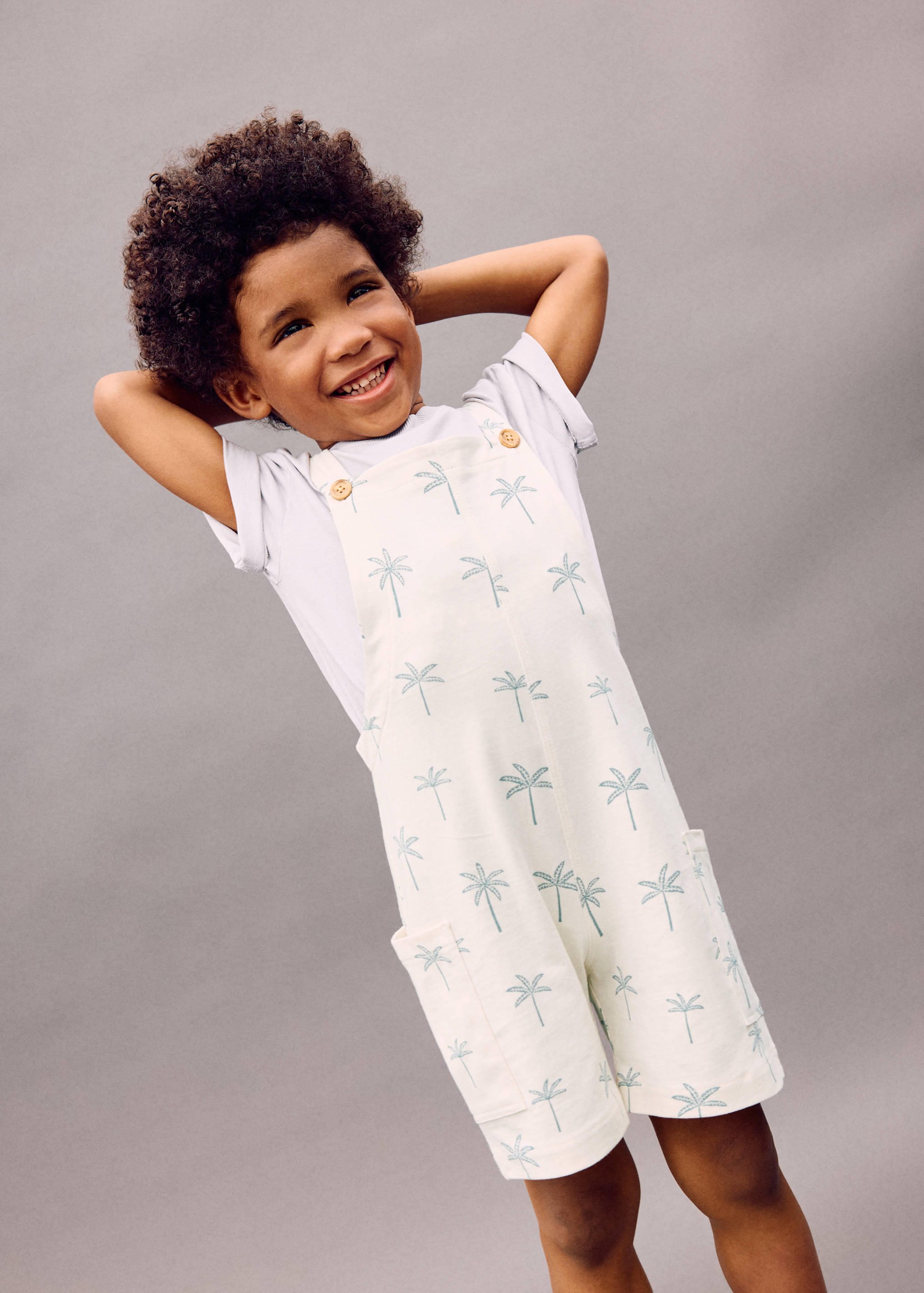 Cotton dungarees - Medium plane