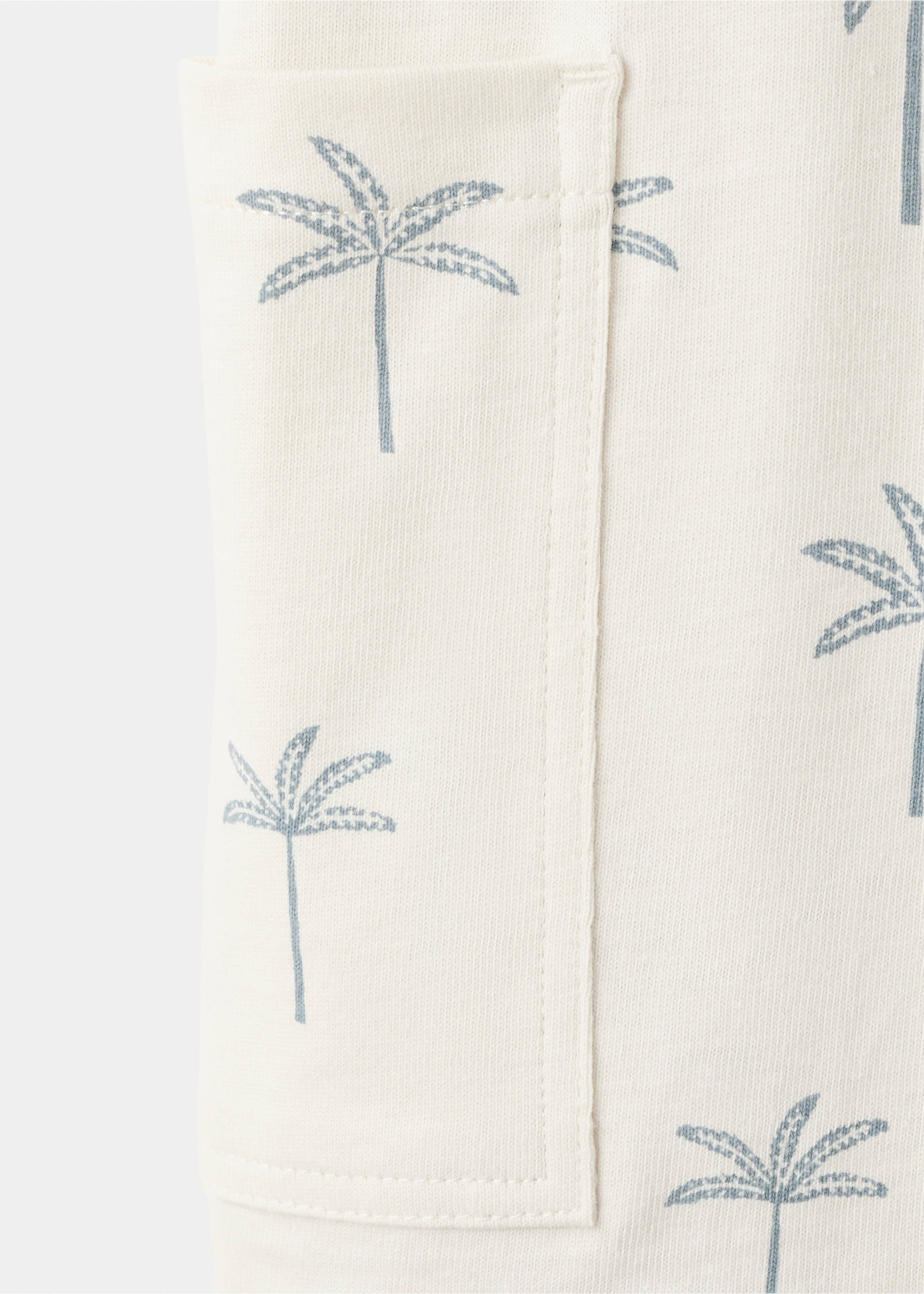 Cotton dungarees - Details of the article 0, Ice Grey. Ref: 27077912-00.