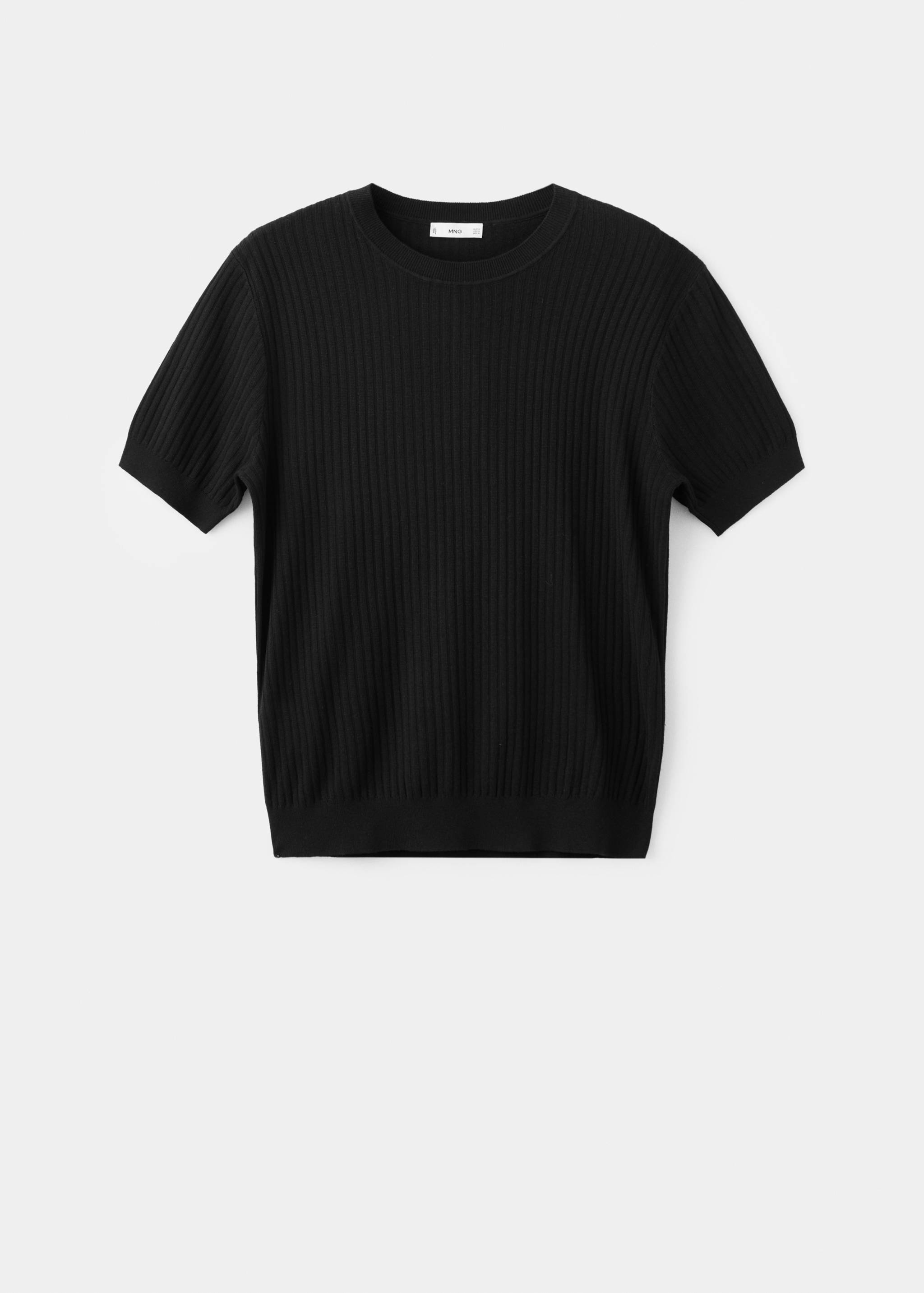 Camiseta punto canalé - Artículo sin modelo