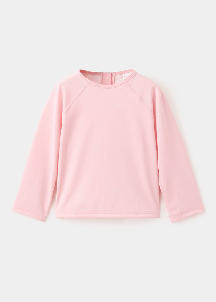 Neoprene-effect T-shirt — Pink