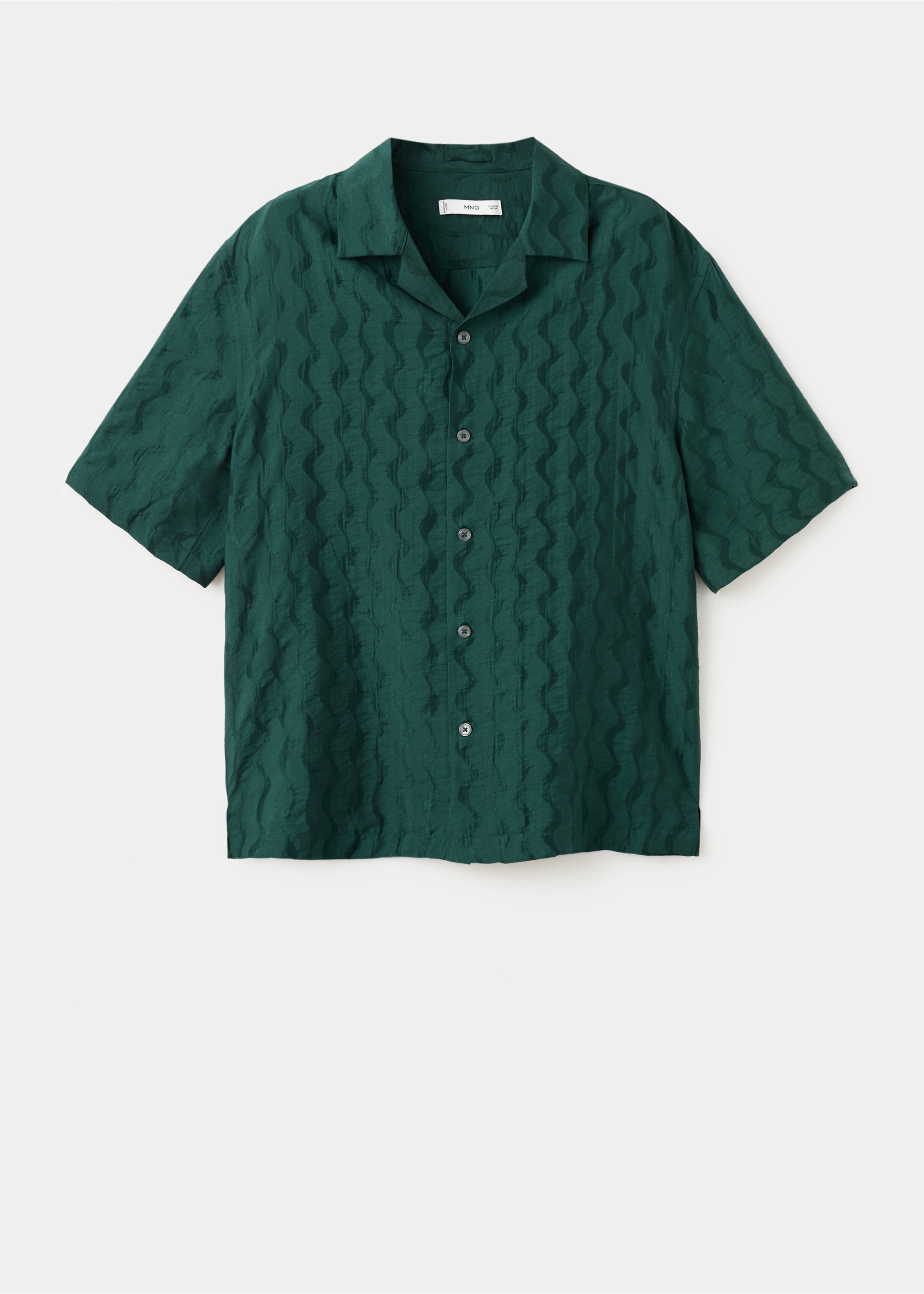 Рубашка regular fit из лиоцелла - Изделие без модели, Изумрудный. Ref: 27077916-00.