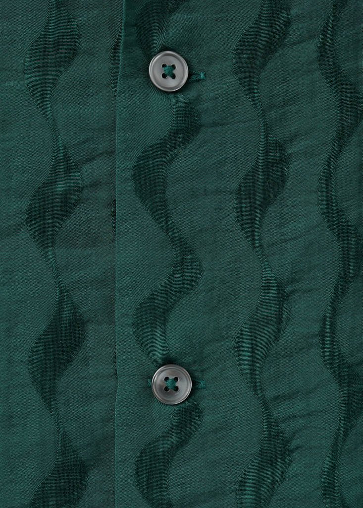 Regular-fit lyocell shirt — Emerald Green