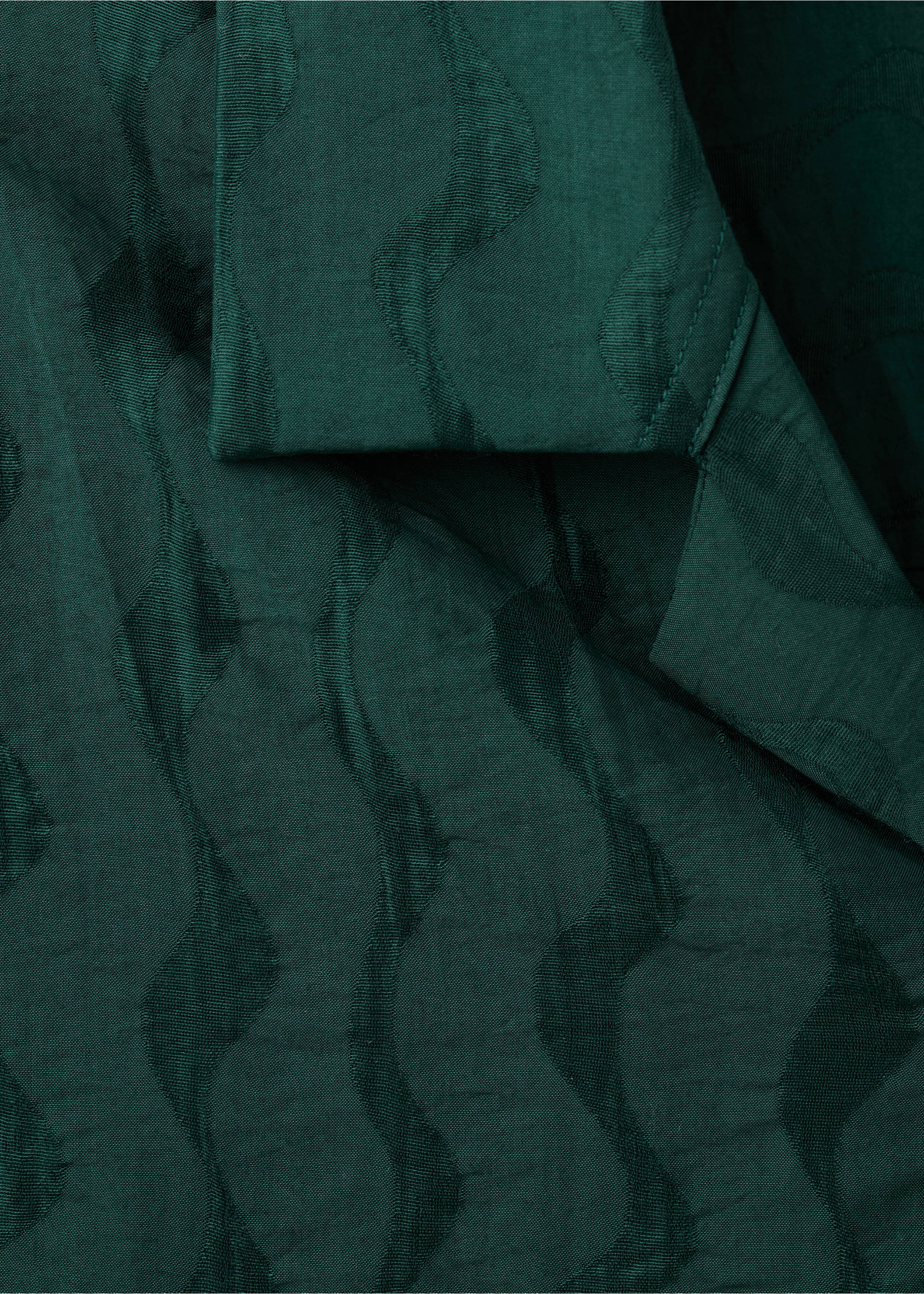 Рубашка regular fit из лиоцелла - Деталь изделия 0, Изумрудный. Ref: 27077916-00.