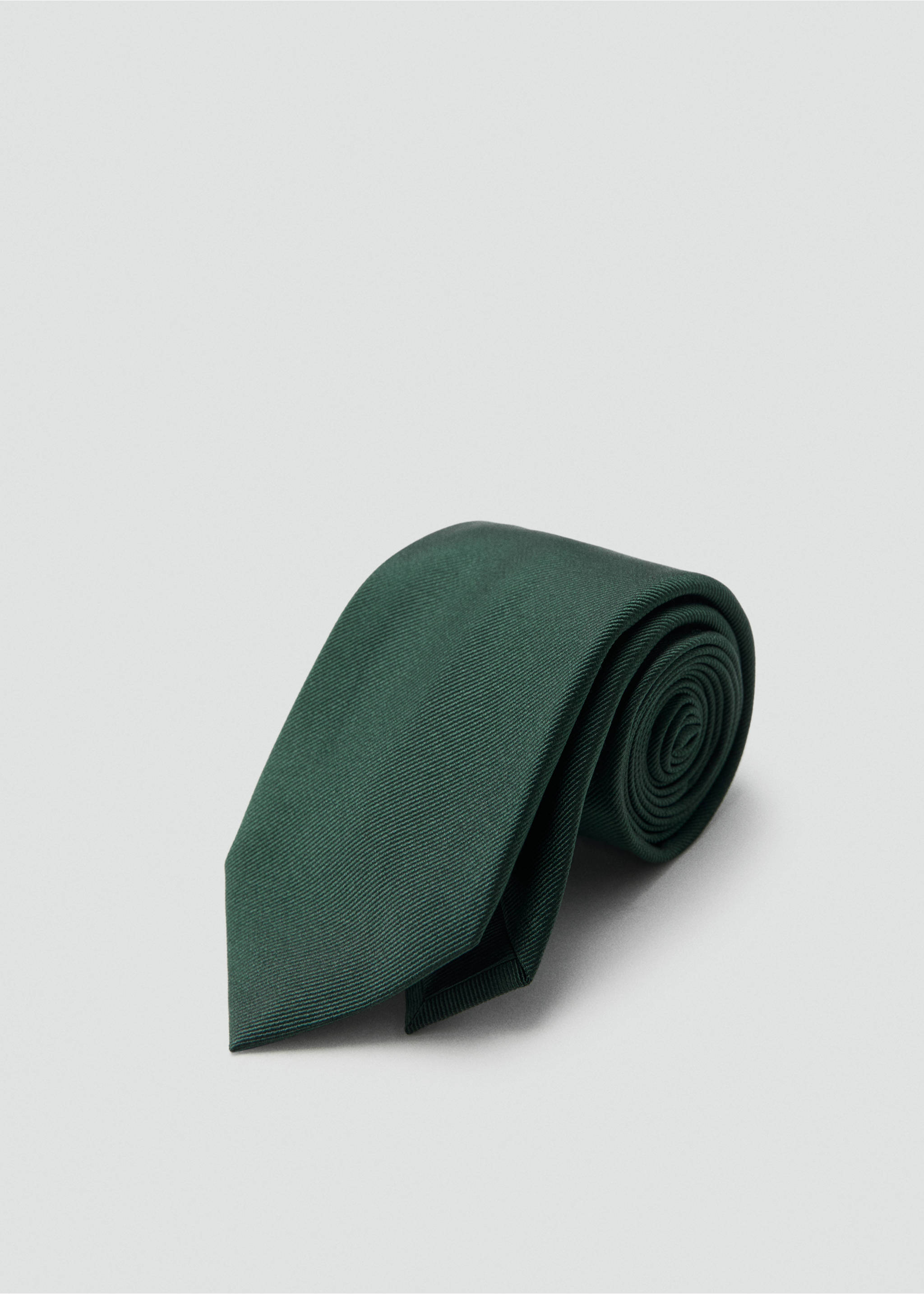 100% silk tie - Medium plane, Green. Ref: 27077917-00.