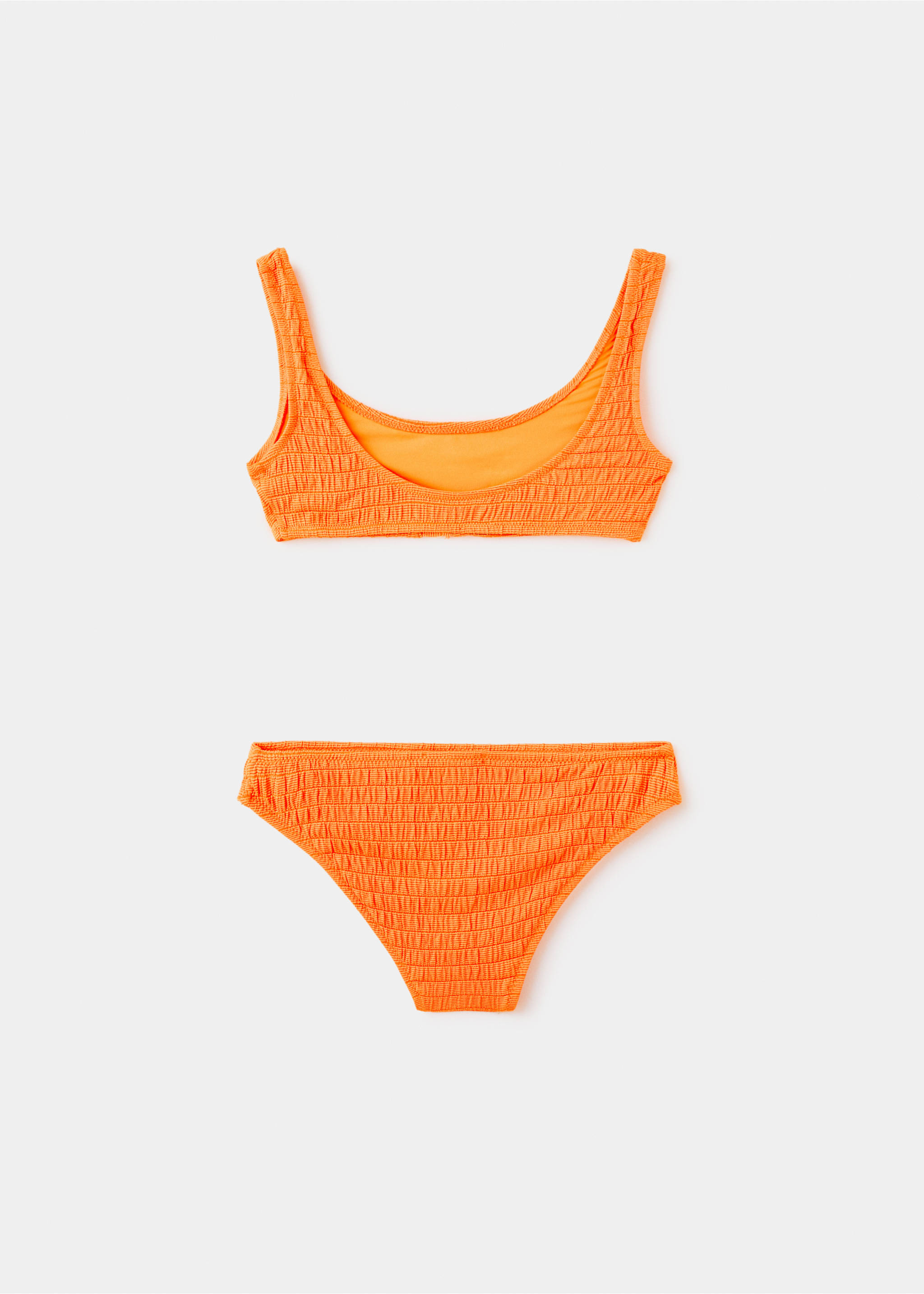 Bikini texturé - Verso de l’article, Orange. Ref: 27077918-00.