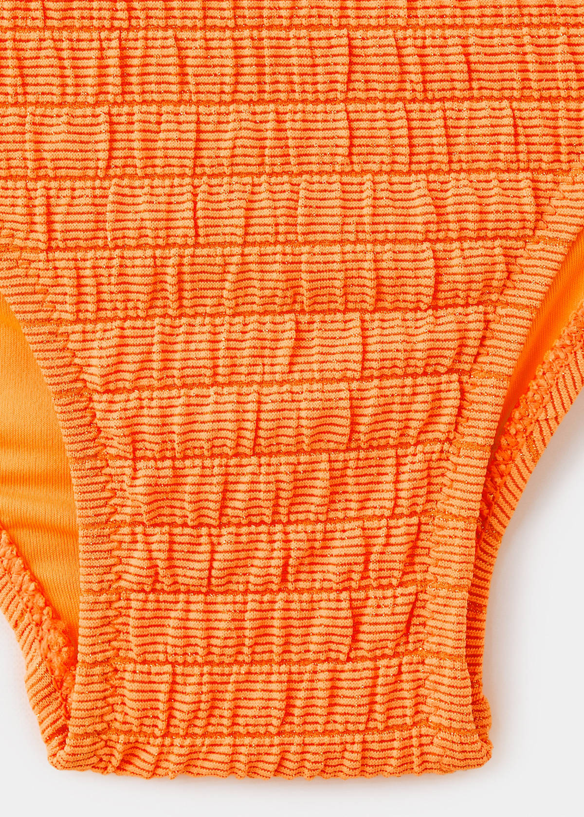 Textured bikini — Orange